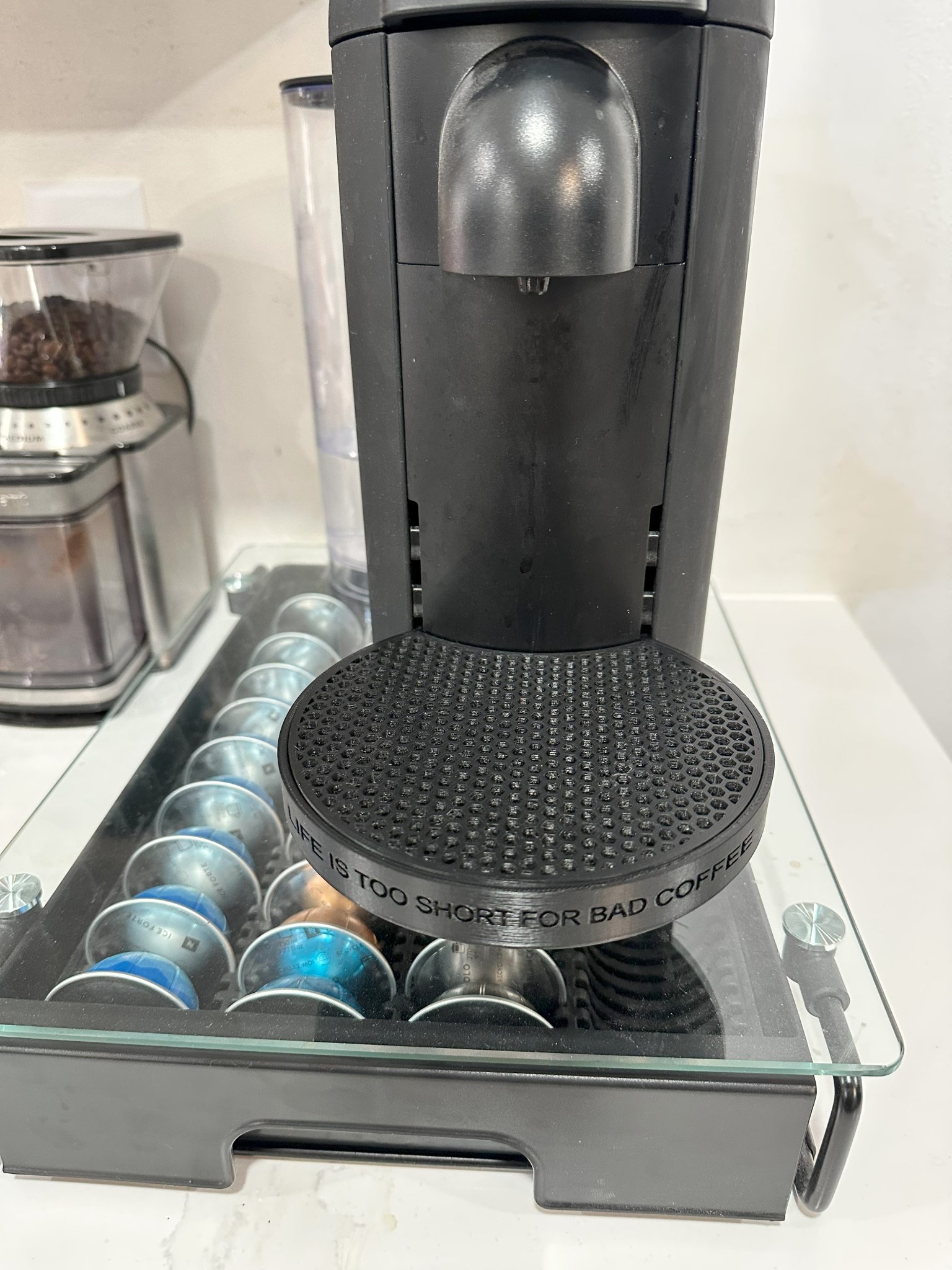 Khay hứng nước thay thế cỡ lớn cho Nespresso VertuoPlus