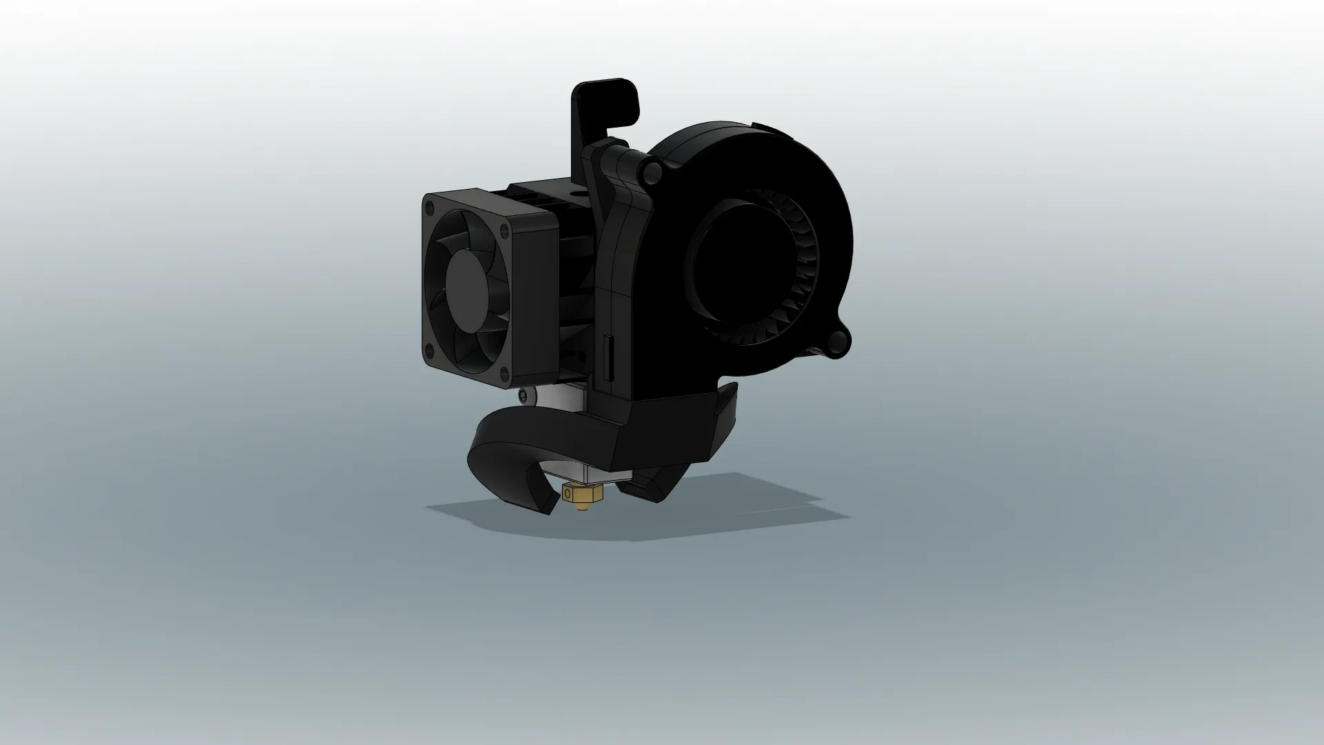 Fanduct BiQu H2 cho quạt 5015 đơn/đôi - heatblock chuẩn/volcano