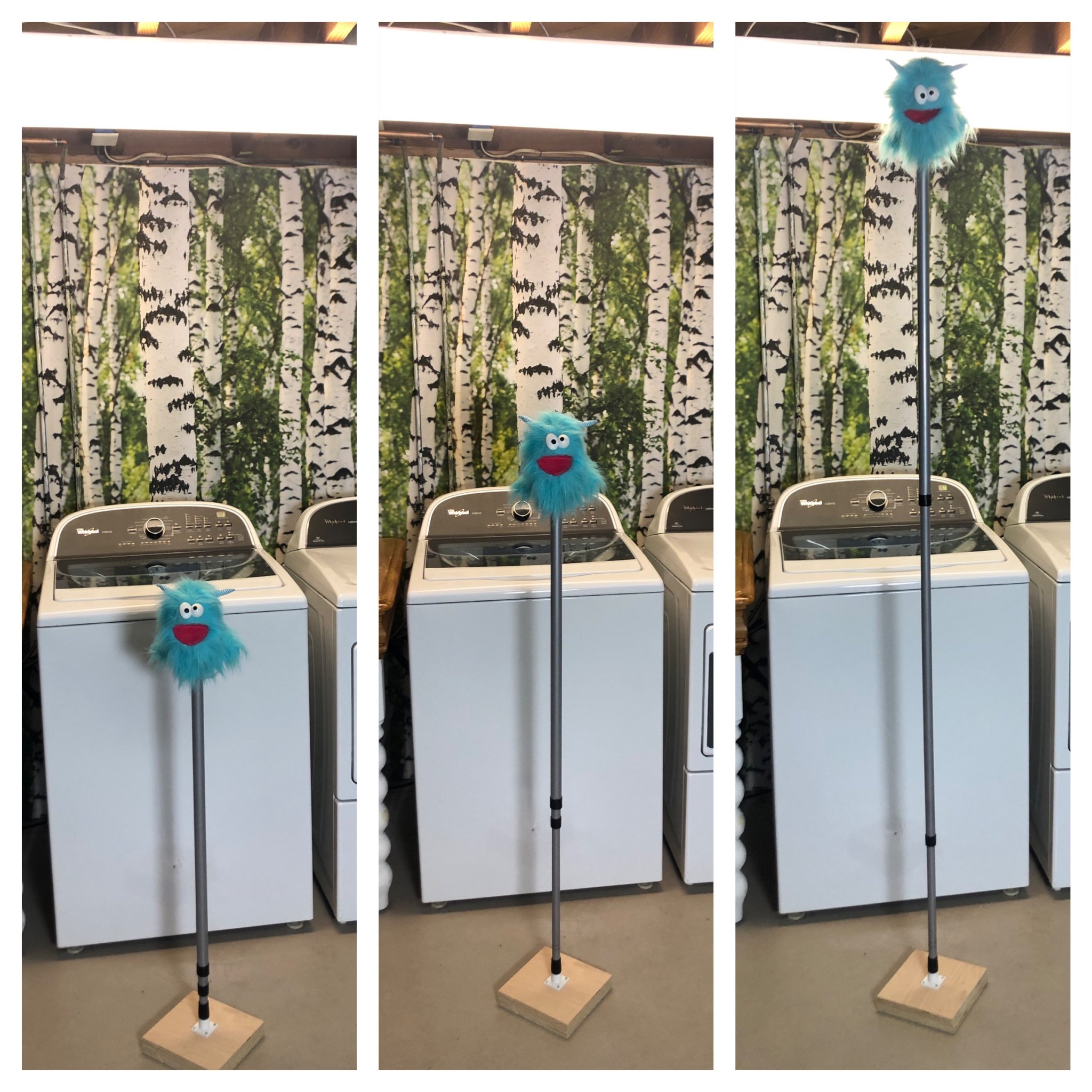 Bộ chuyển đổi tay cầm chổi cho giá đỡ rối