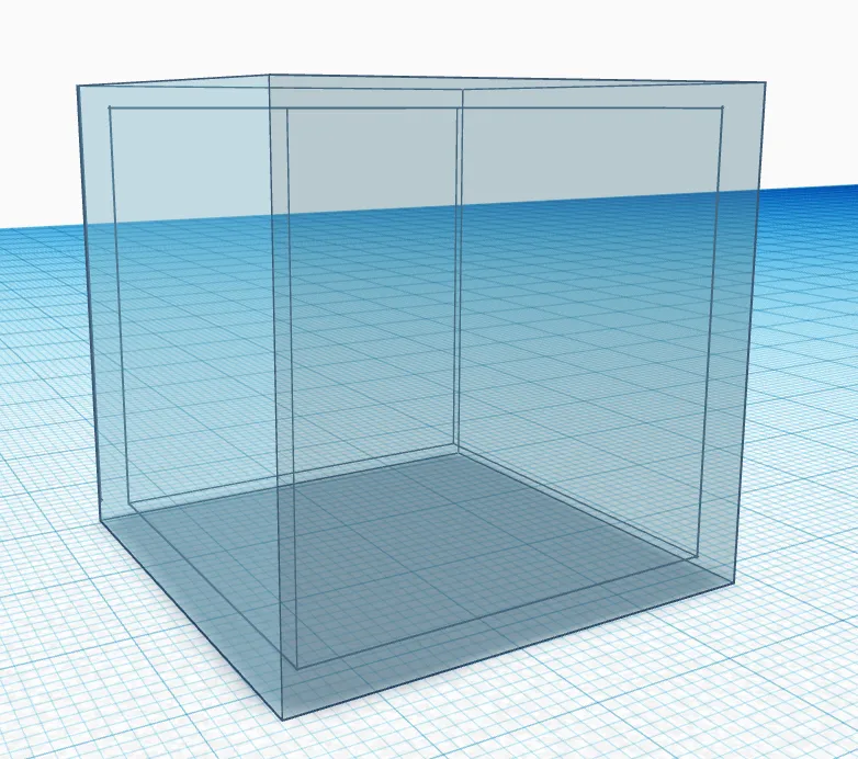 Khối lập phương rỗng kích thước nhỏ 30mm