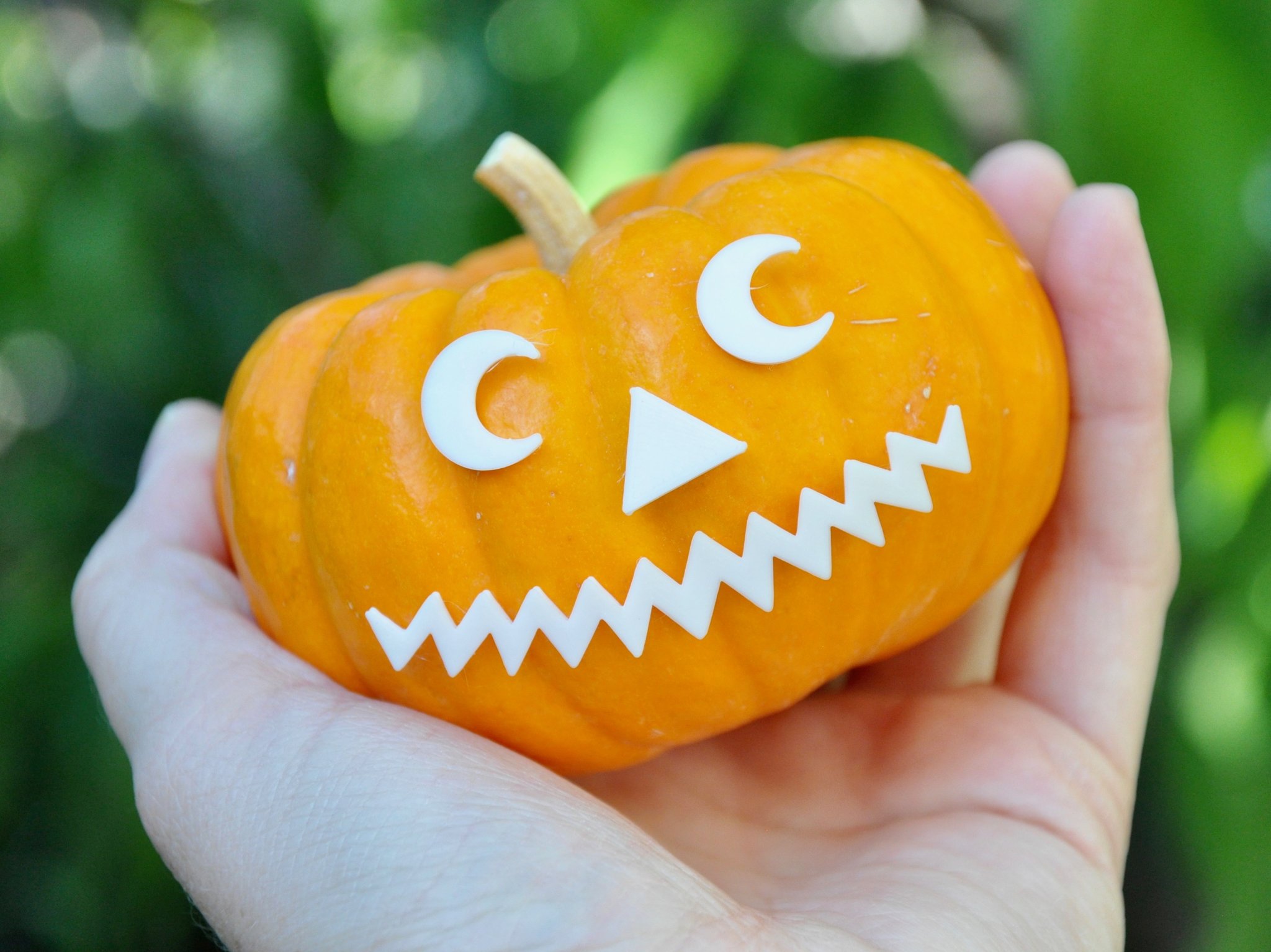 Mảnh mặt nhỏ cho bí ngô Jack-o'-Lantern