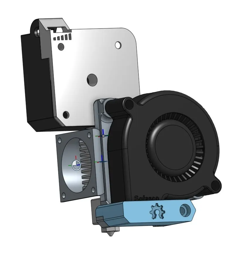 Quạt lớp điều chỉnh cho E3D V6 và Volcano