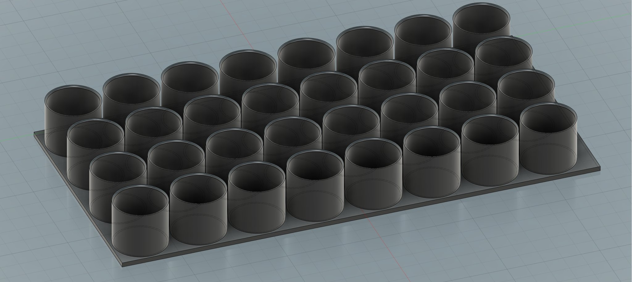 Giá đỡ hộp đạn flare 32 viên cho hộp đạn 50 Cal