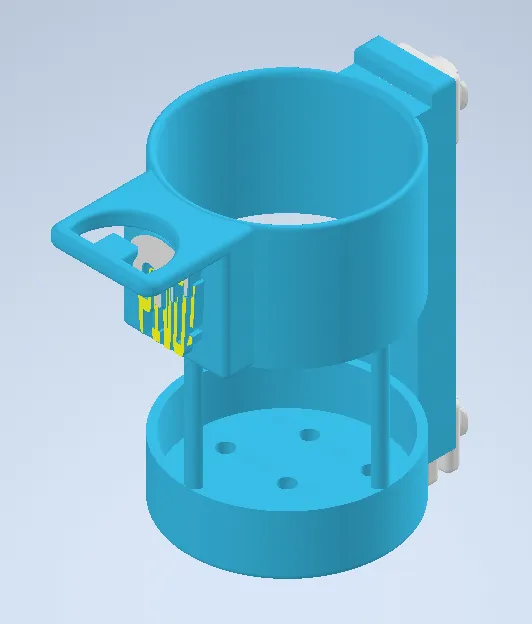 Giá đỡ bia với mở nắp cho Cooler Master QUBE 500 gắn xe hơi