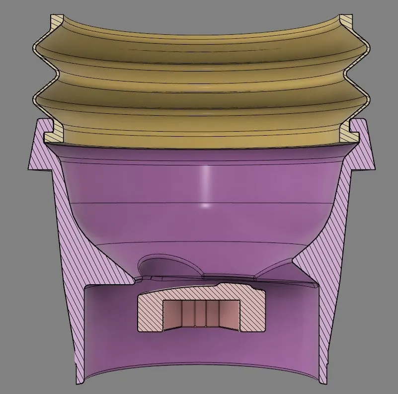 Bình chứa và ống dẫn cho máy xay cà phê Mazzer Major