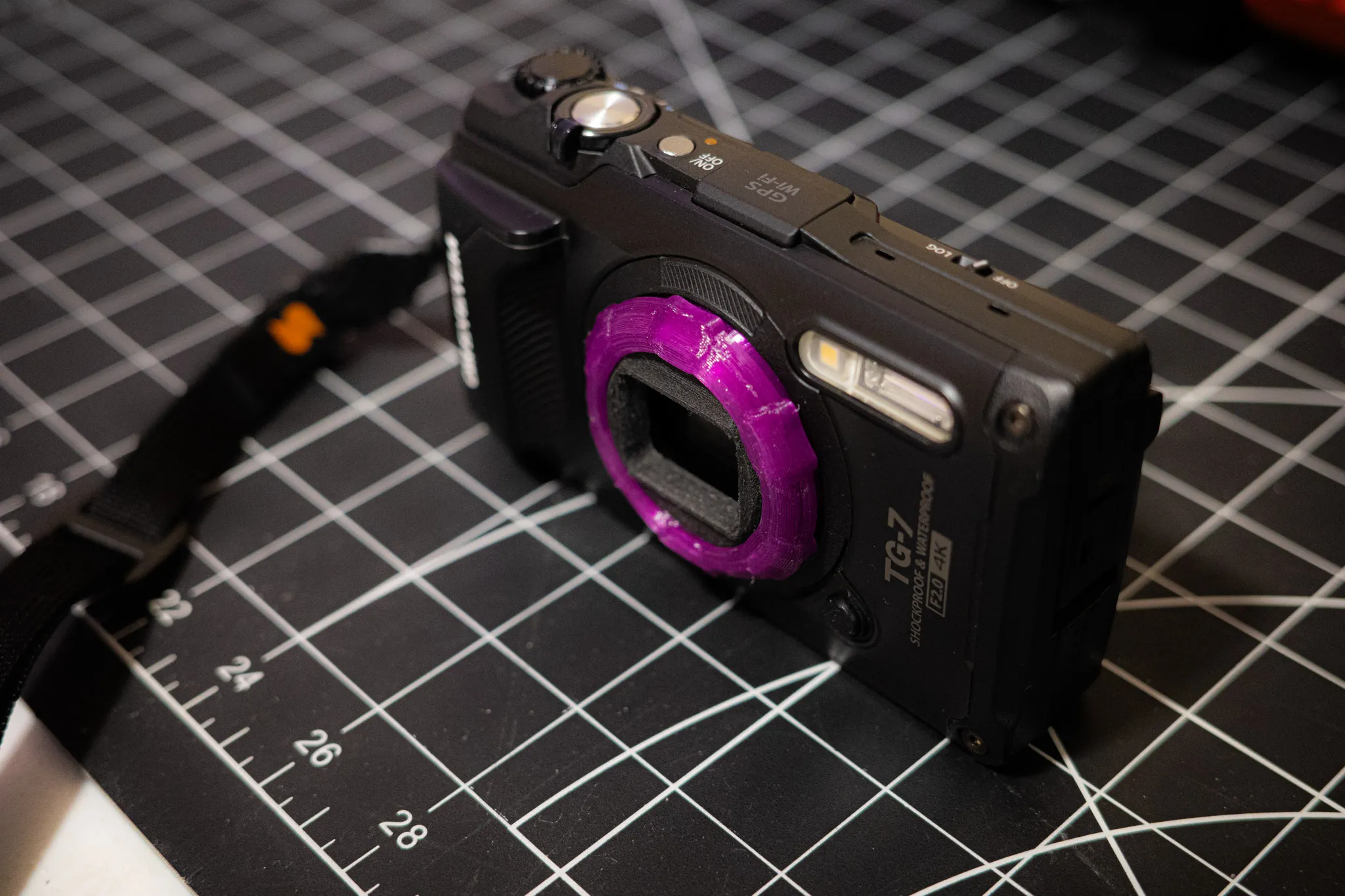 Cập nhật 8/2/25: Nắp Vòng + Chắn Nắng OM System / Olympus Tough TG (Nhiều kiểu)