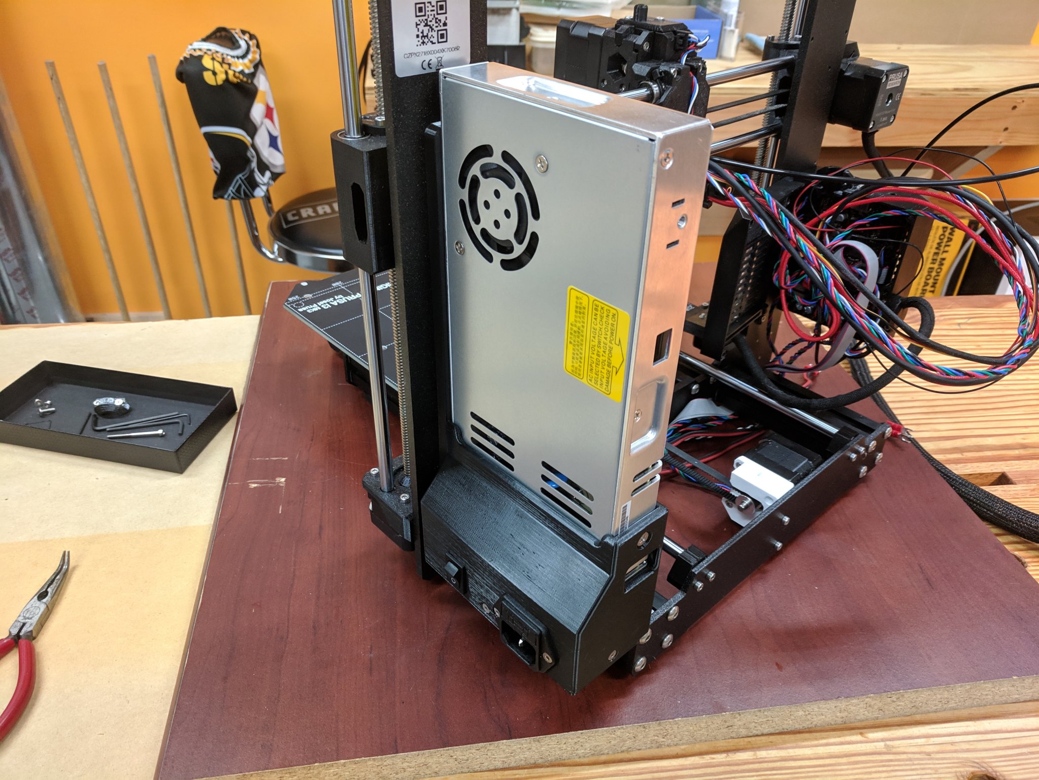 Giá đỡ nguồn Mean Well LRS-350 cho máy in Prusa MK3