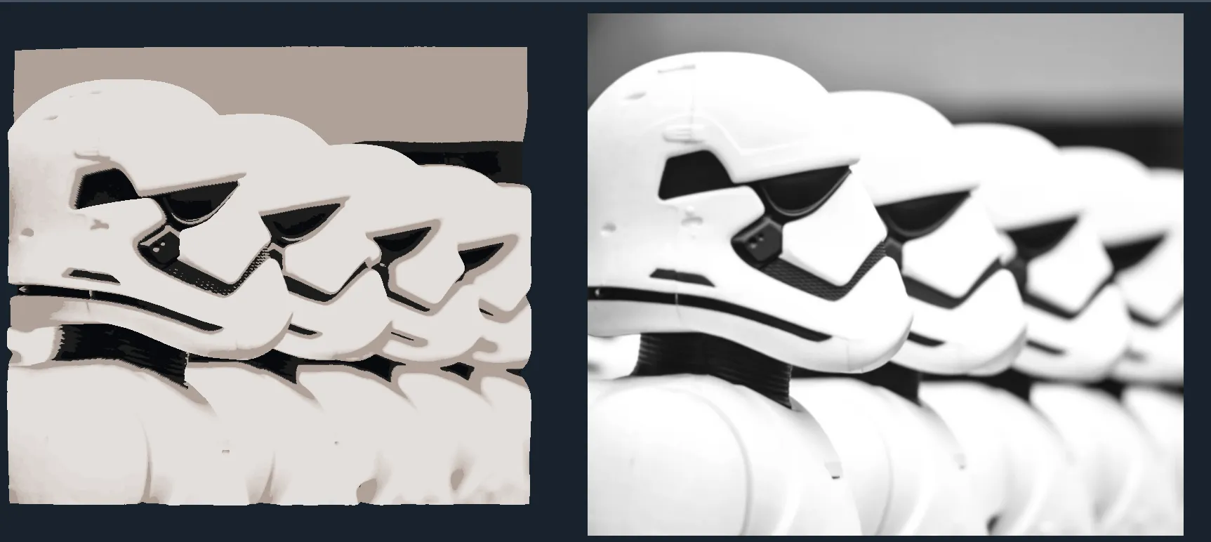Stormtroopers đa sắc màu - Nghệ thuật từ filament HueForge