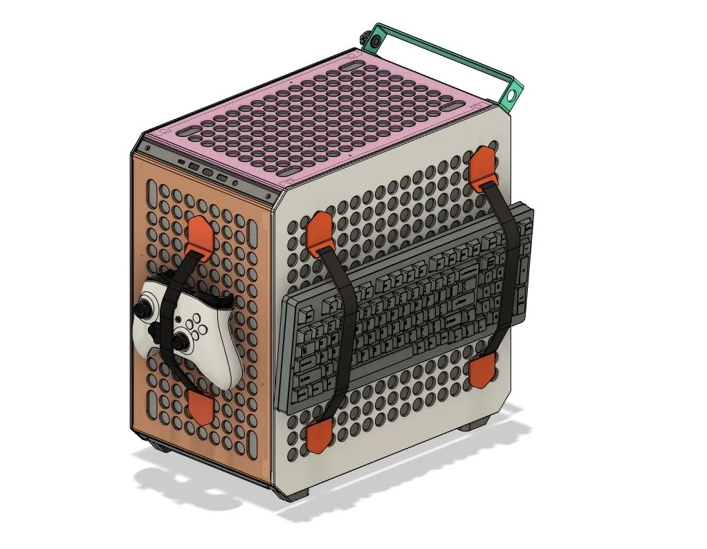 Hệ thống dây đeo đàn hồi cho Cooler Master QUBE 500