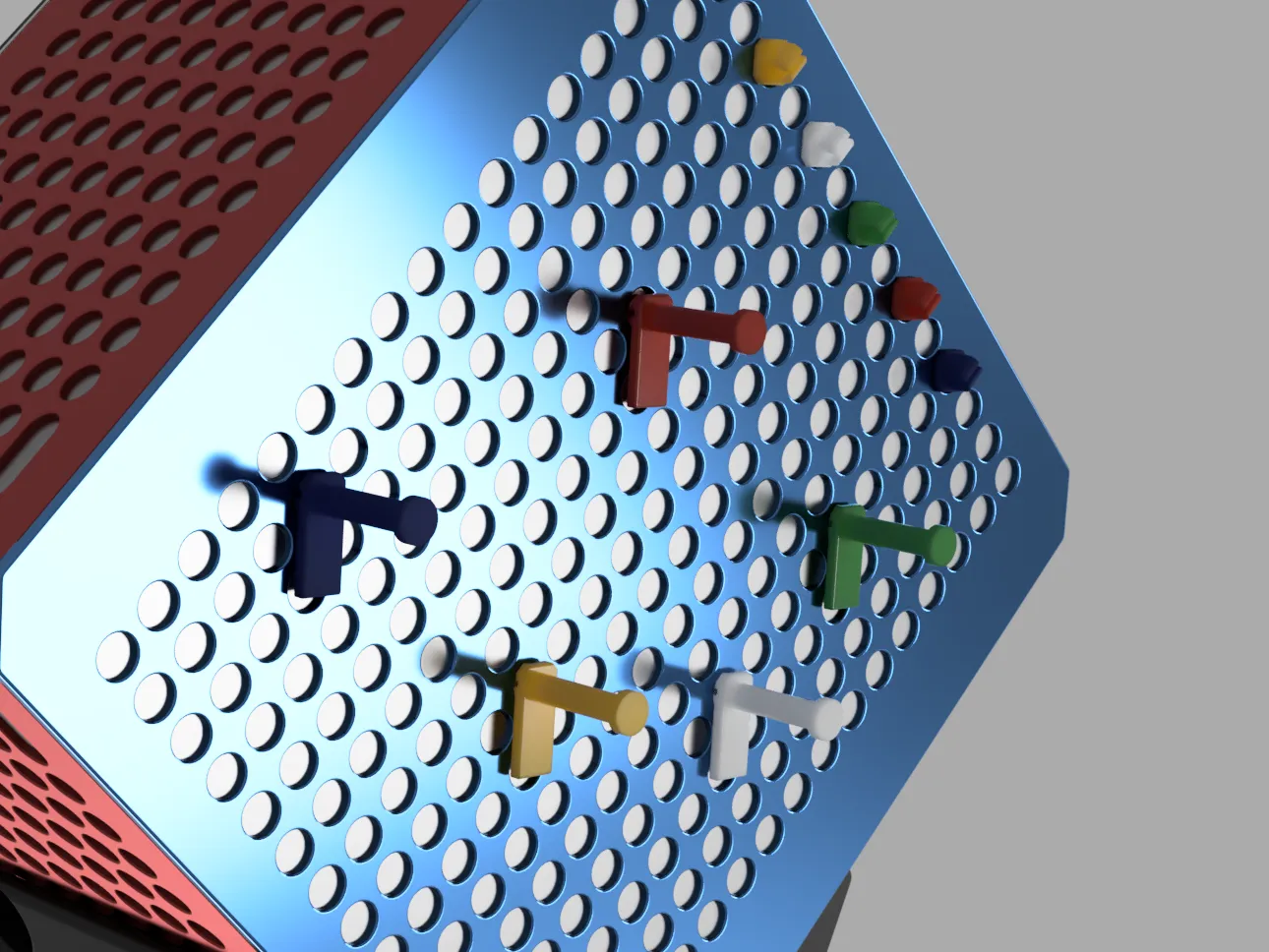 Giá đỡ bên cho Cooler Master QUBE 500 với quản lý cáp