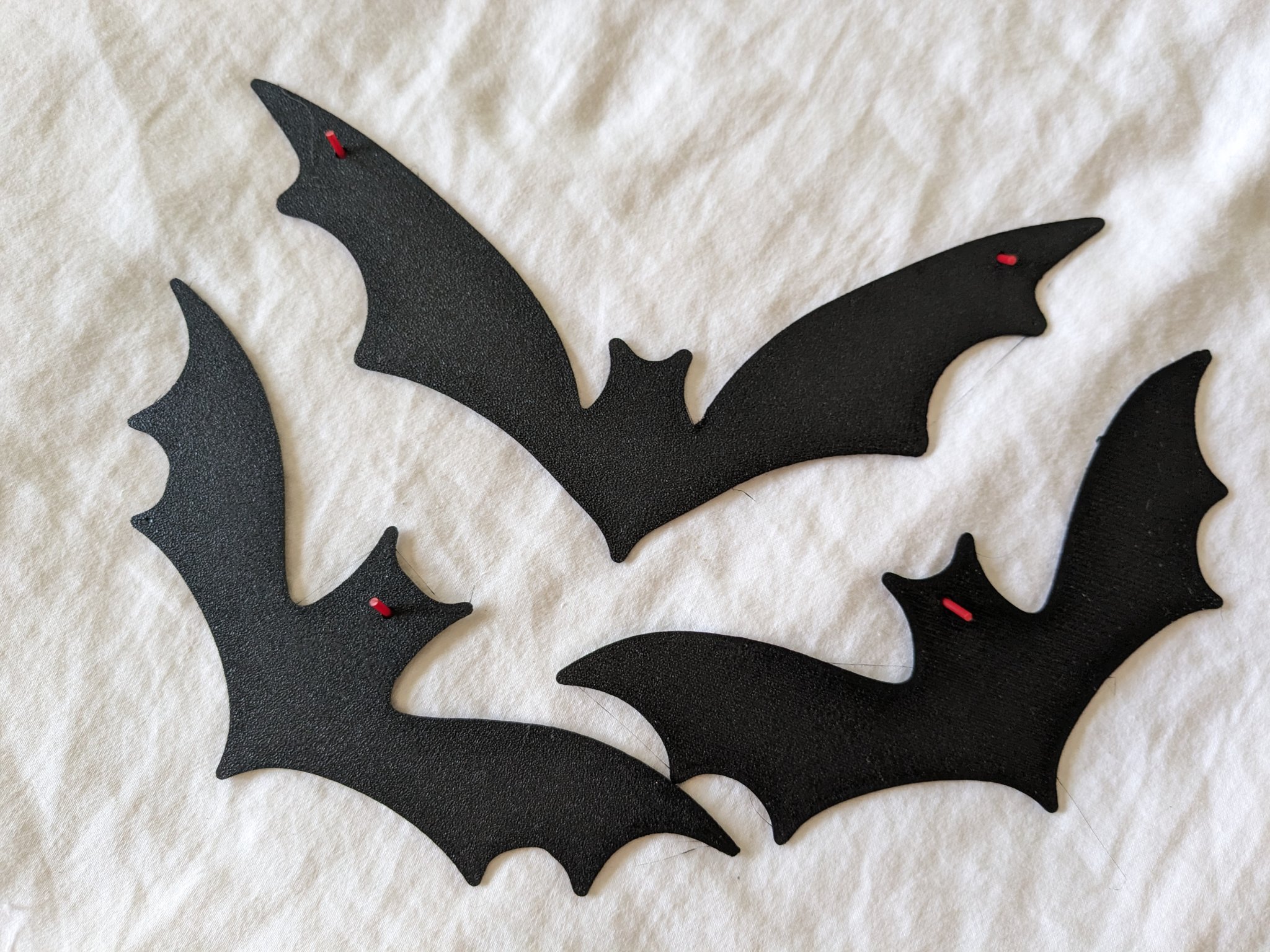 Bầy dơi Halloween vintage treo tường có lỗ treo