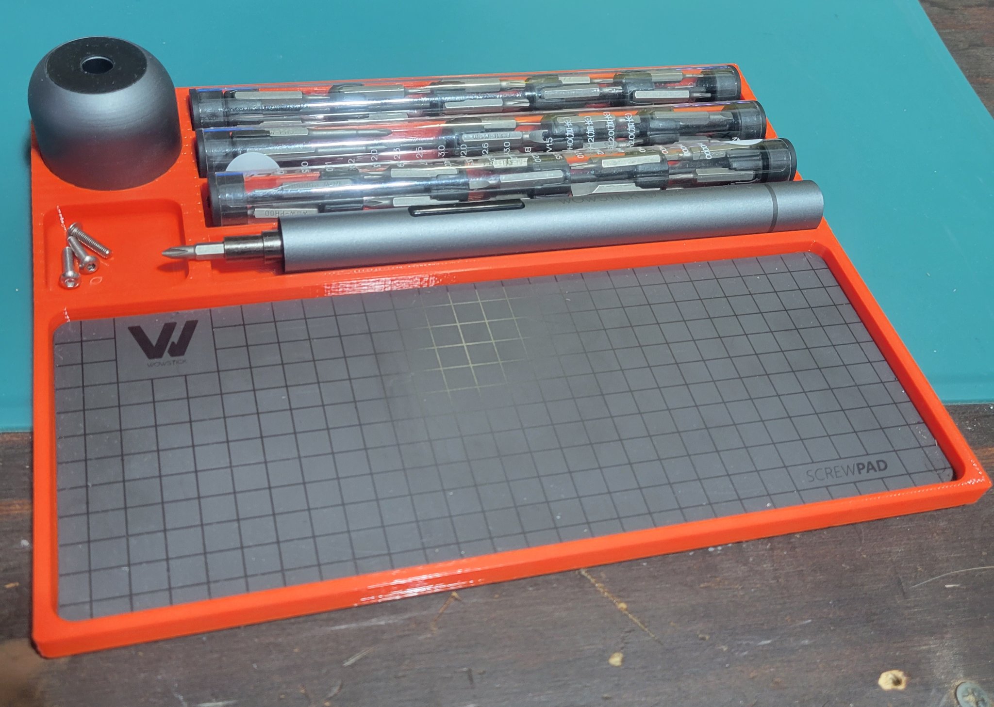 Khay làm việc cho máy khoan vi mô WOW Stick của Scambler