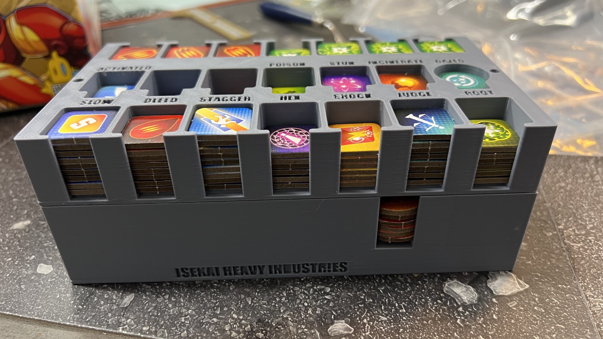 Khay đựng token cho Marvel Crisis Protocol