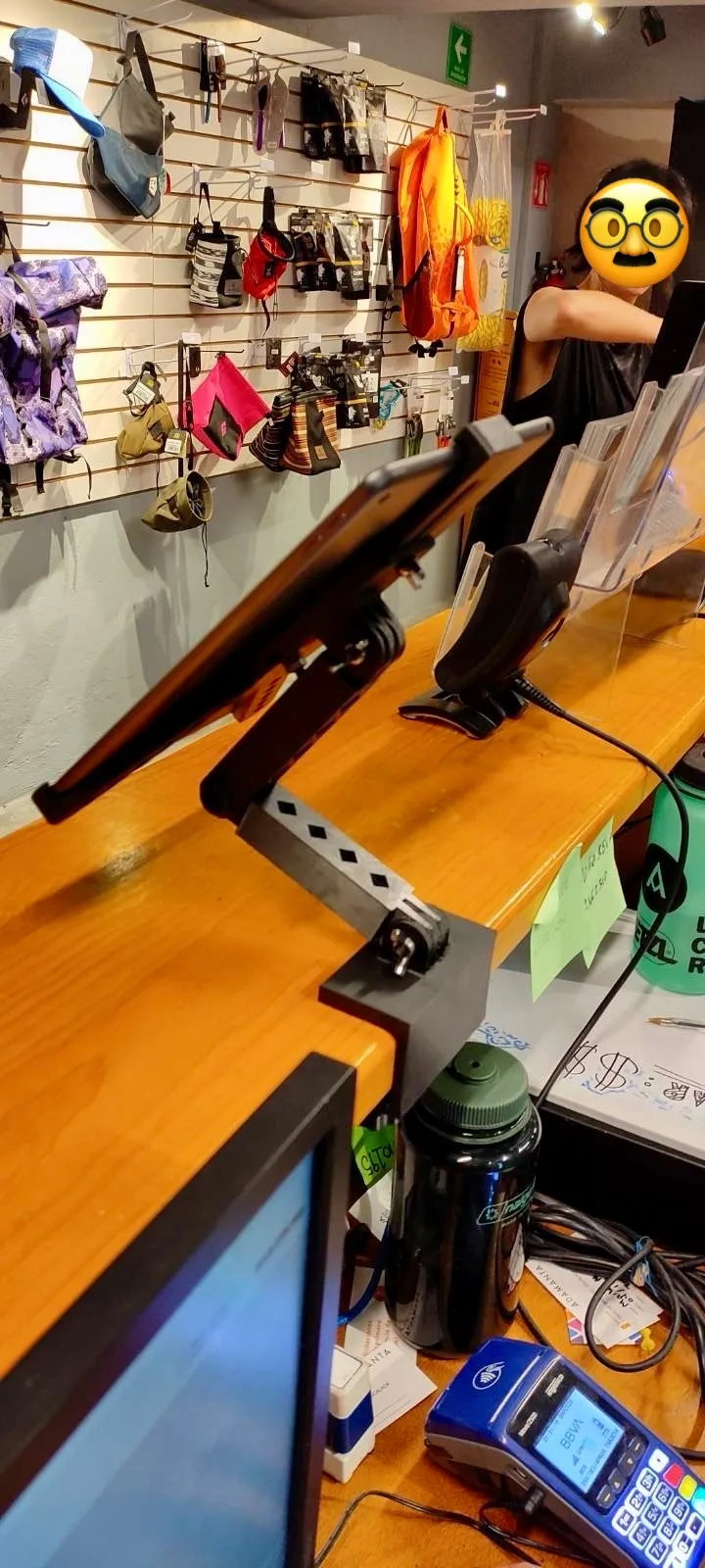 Giá đỡ kẹp bàn cho iPad và mic nhạc