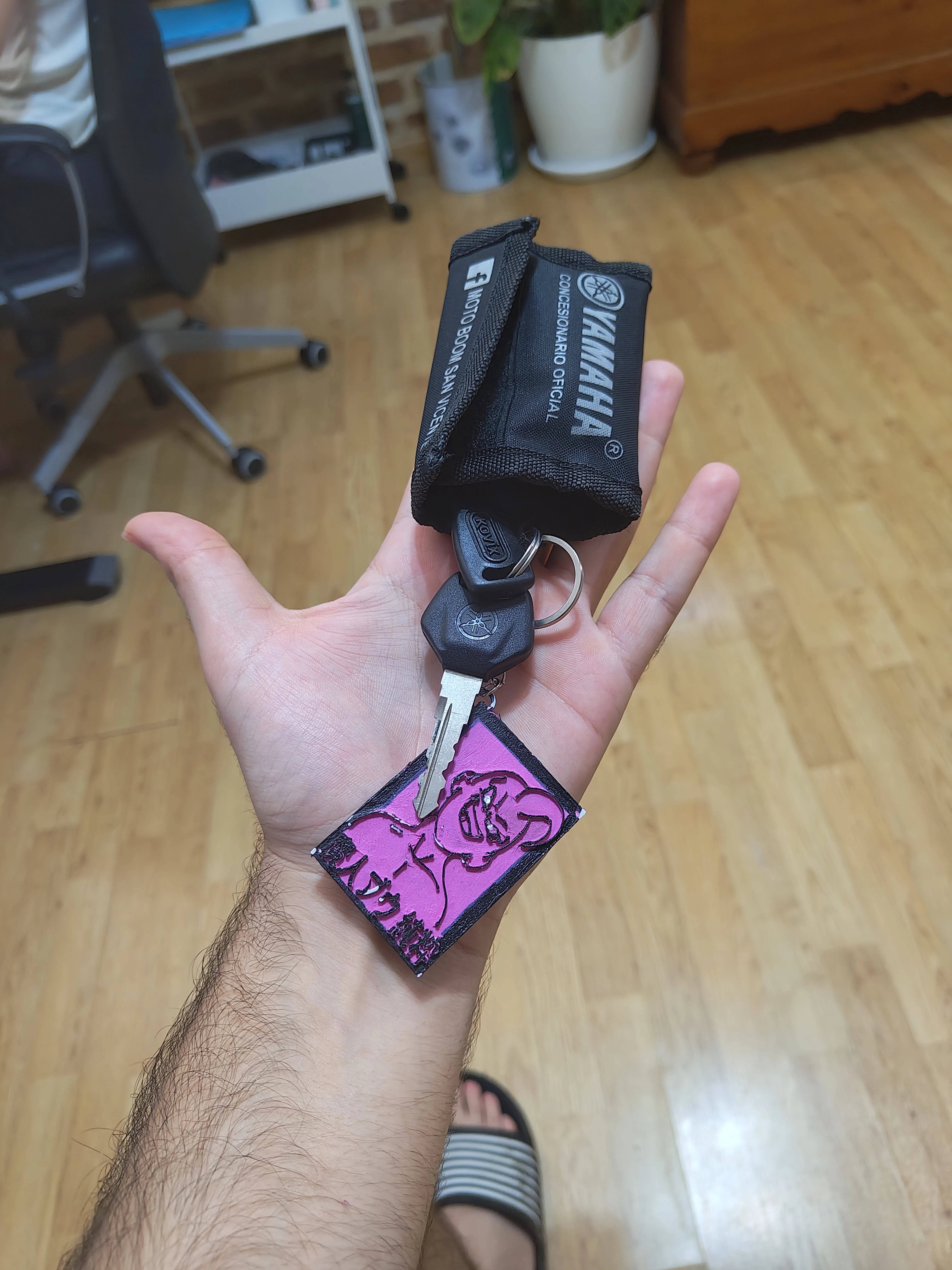 Móc khóa tùy chỉnh in 3D cho người yêu thích sáng tạo