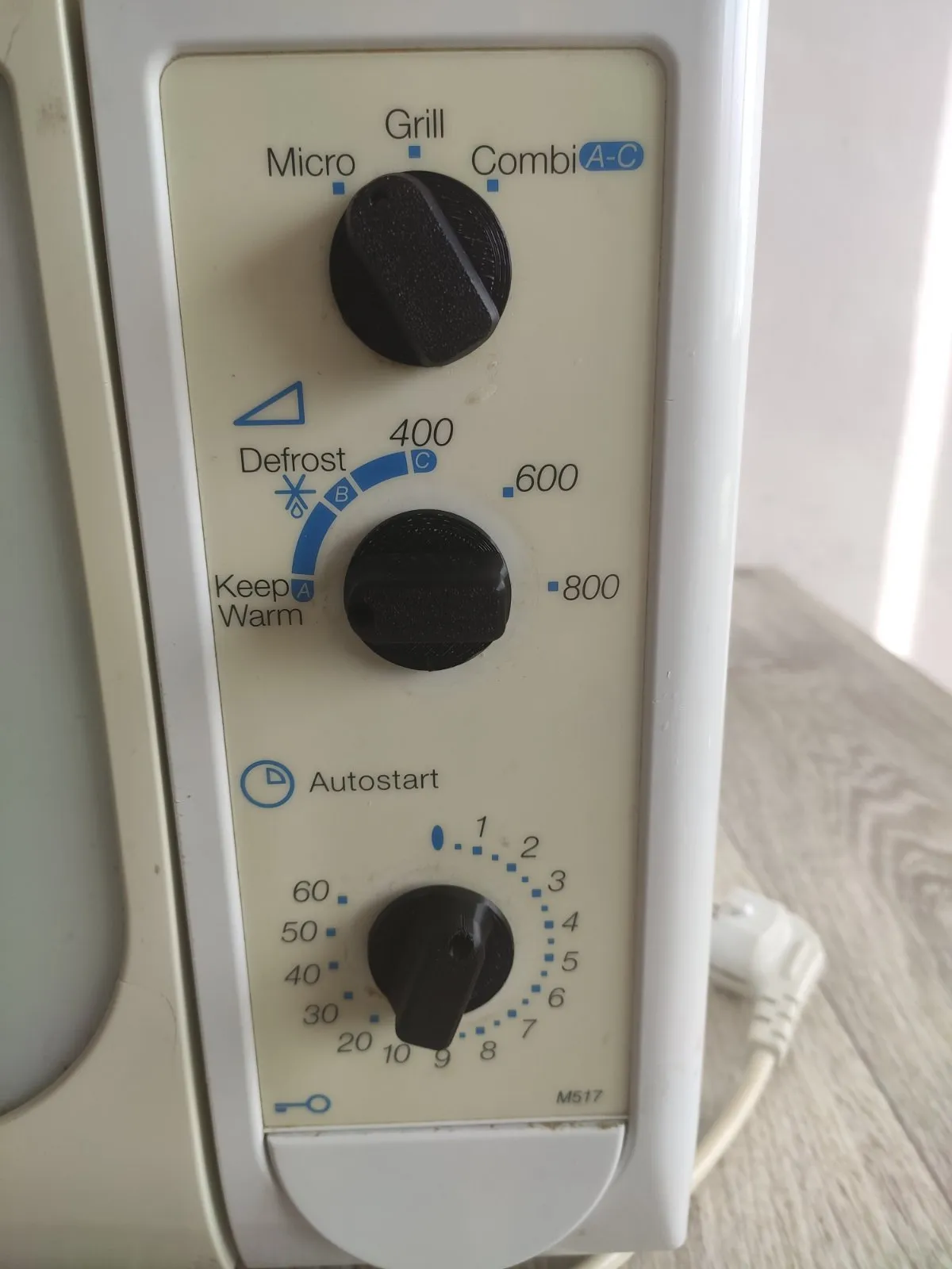 Núm điều chỉnh thay thế cho lò vi sóng Whirlpool MD517