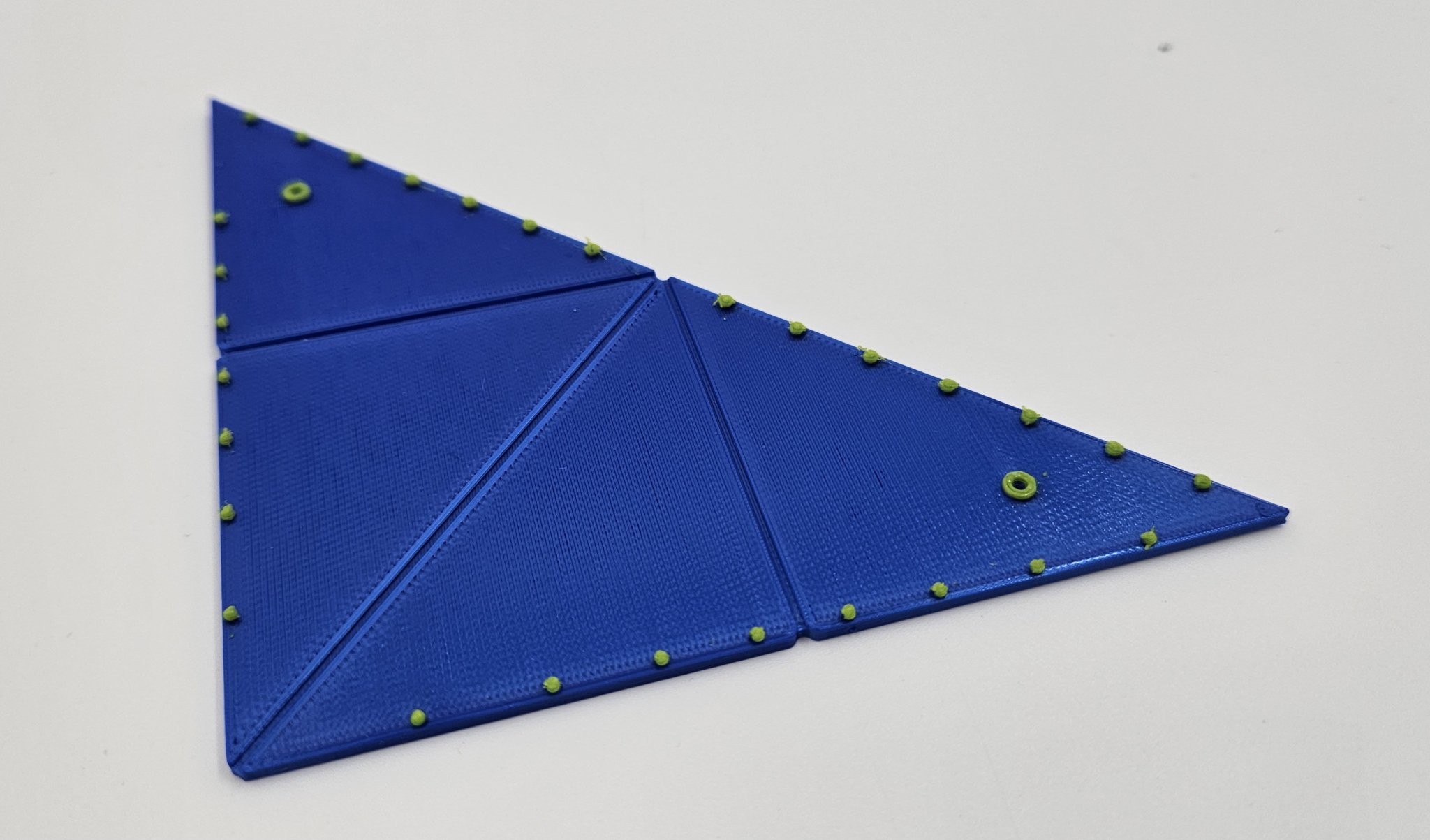 Thước đo góc tam giác xúc giác cho người khiếm thị