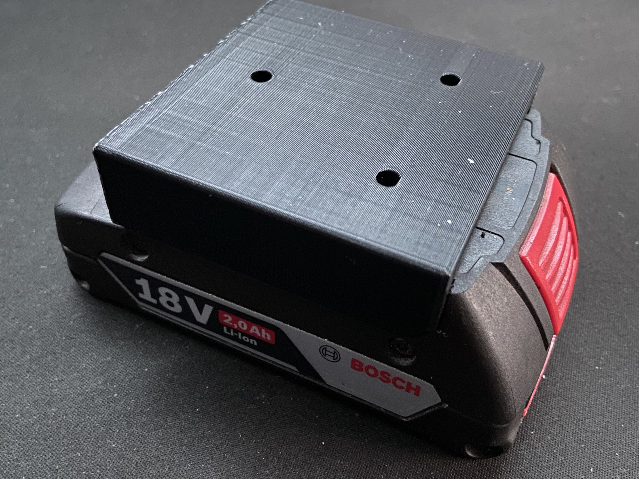 Giá đỡ pin Bosch 18V cho máy chuyên nghiệp