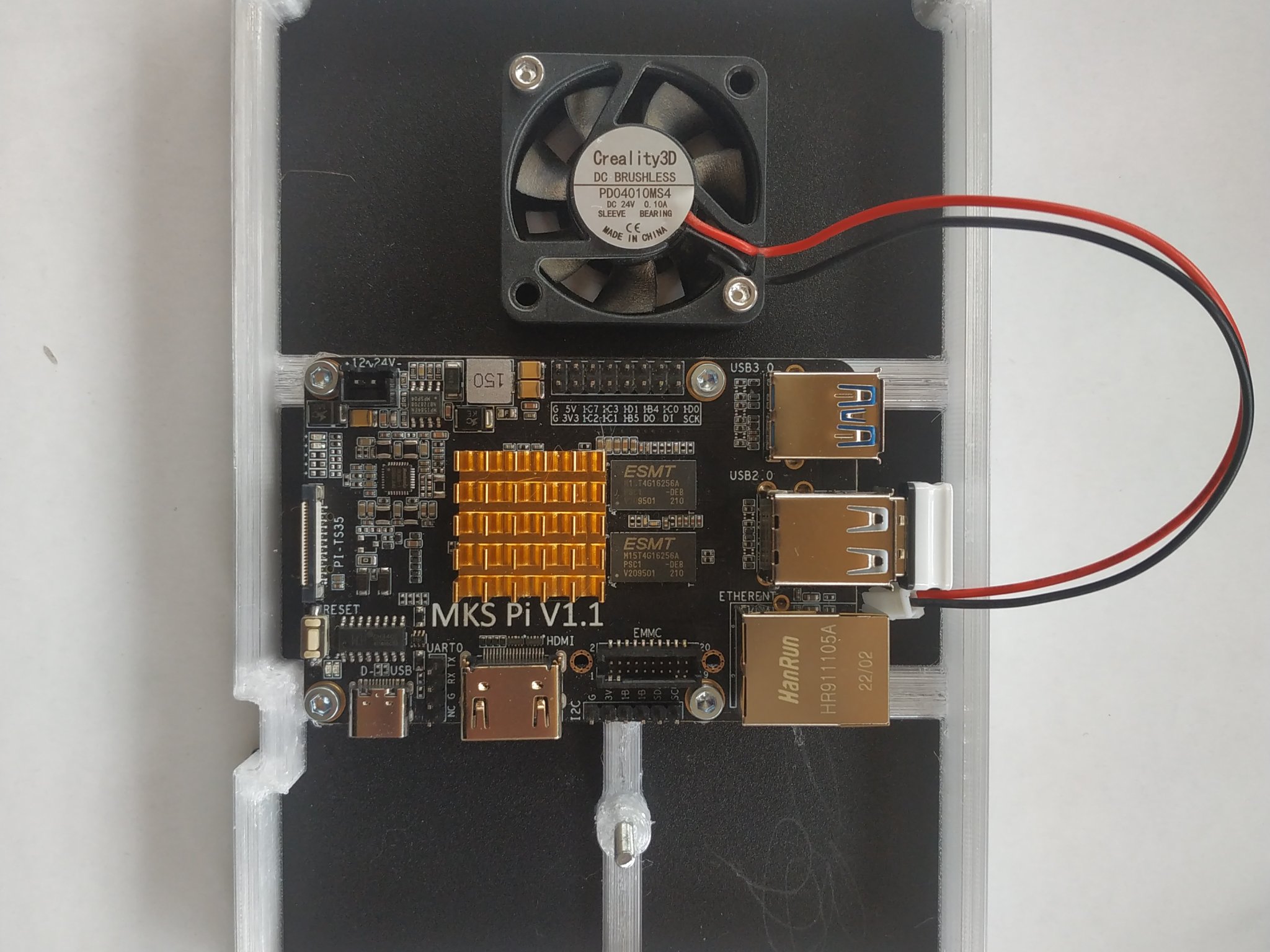 Giá đỡ MKS Pi cho máy in 3D Ender 3 và hướng dẫn cài đặt Klipper