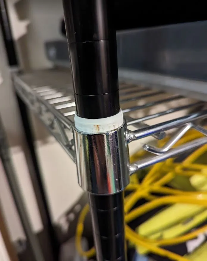 Kệ dây chrome mô-đun với bộ phận nhựa thay thế