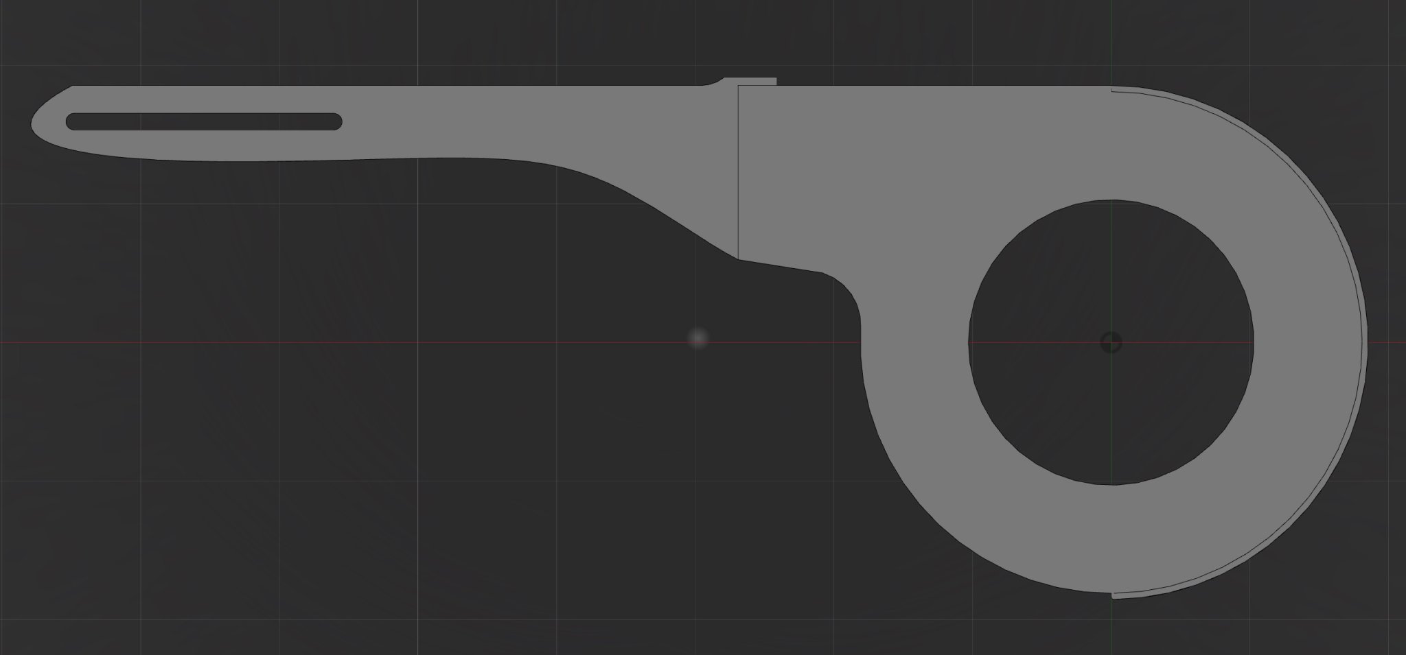 Bảo vệ xích xe đạp thiết kế dễ in 2 phần