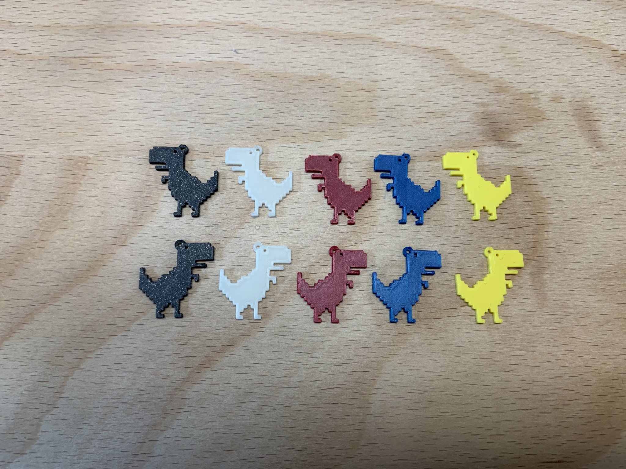 Bông tai khủng long nhỏ gọn phong cách offline