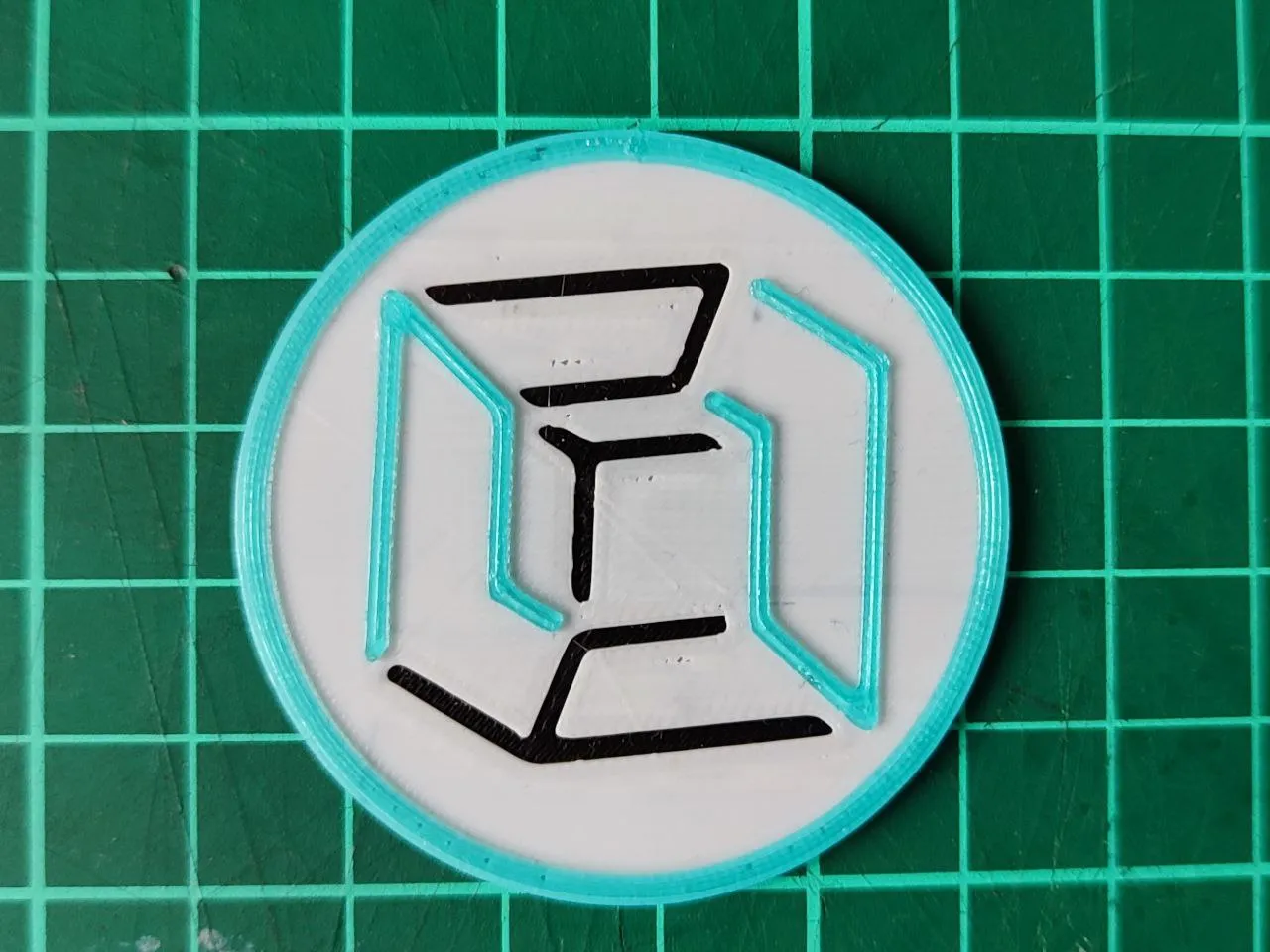 Token 3D với biểu tượng của 3d-club