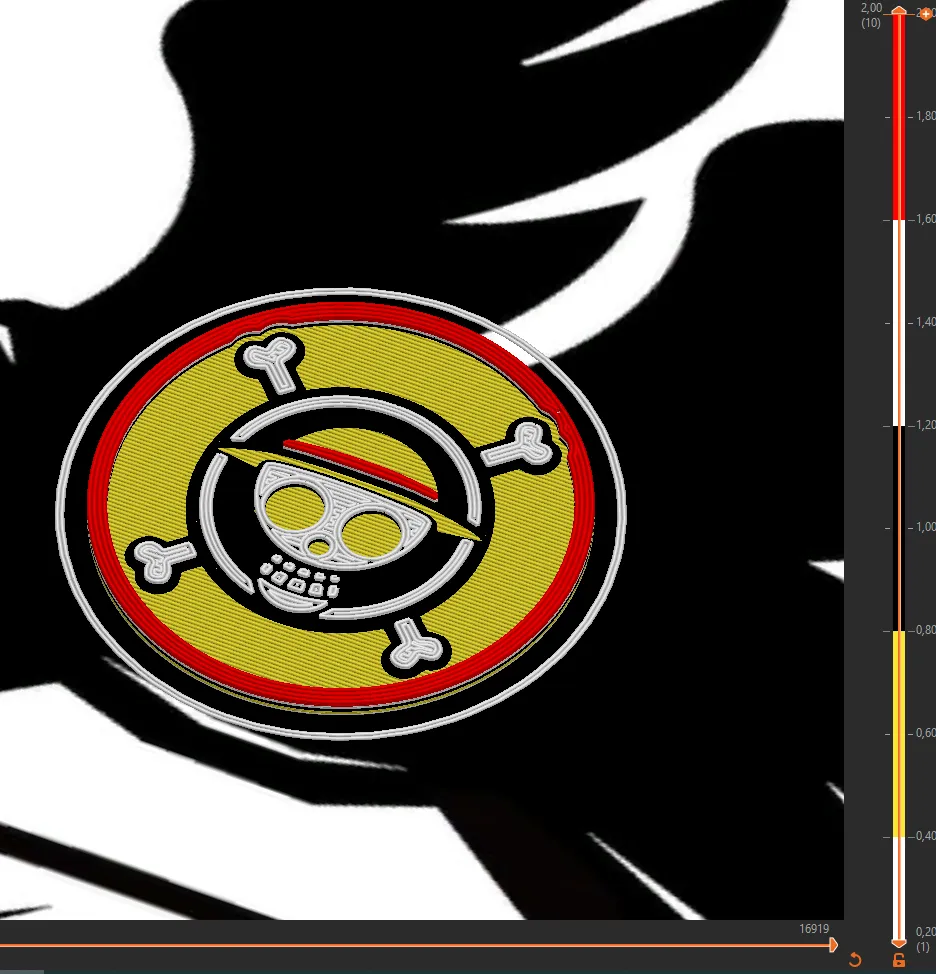 Biểu tượng hải tặc mũ rơm từ One Piece