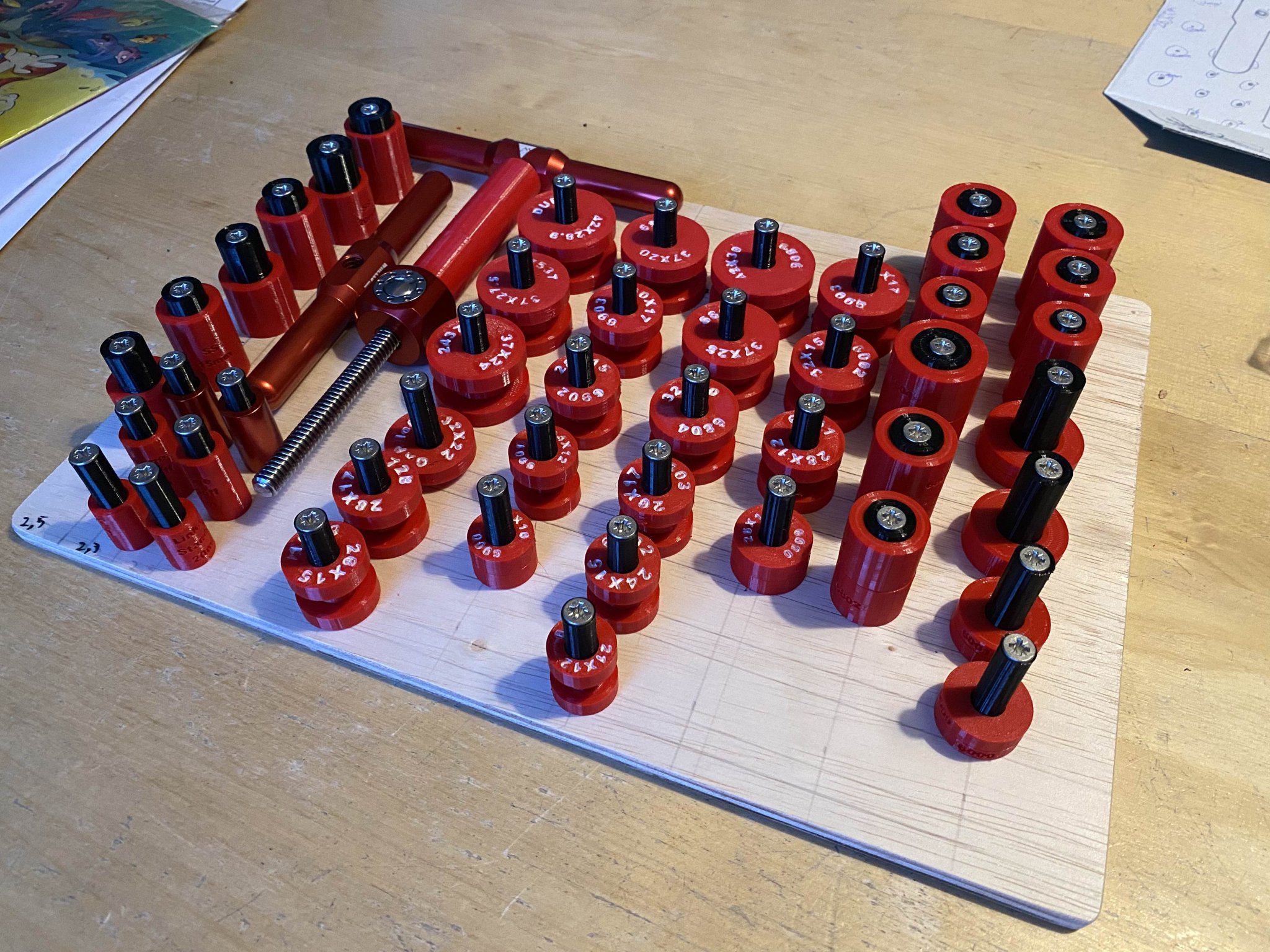 Bộ dụng cụ ép bạc đạn cho xe đạp in 3D