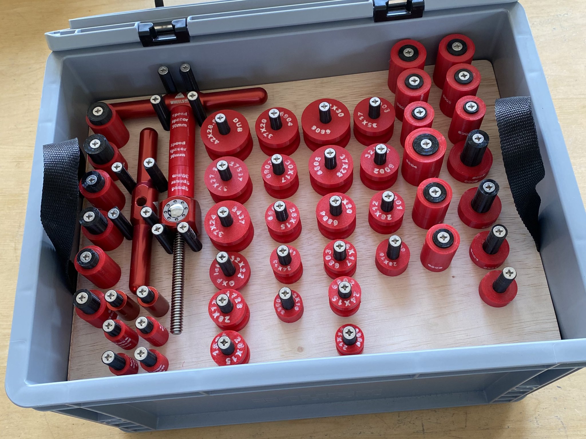 Bộ dụng cụ ép bạc đạn cho xe đạp in 3D