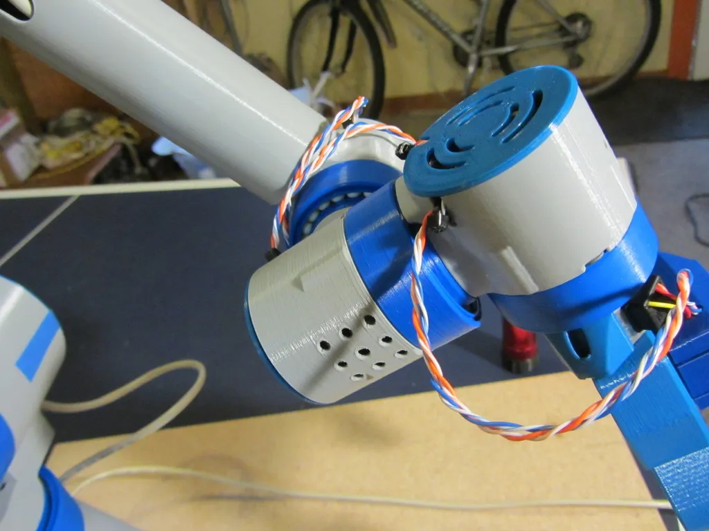 Cánh tay robot sáu trục WE-R2.4 với kích thước 80%