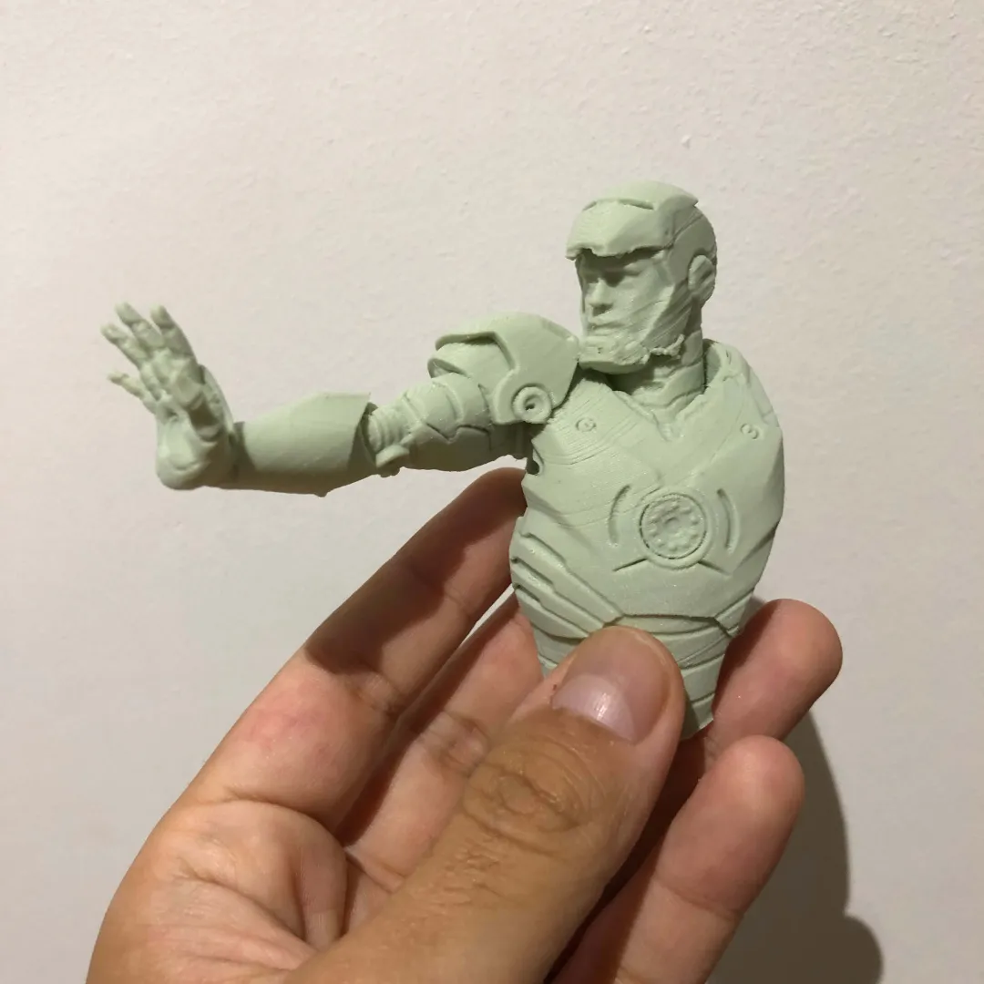 Tượng bán thân Tony Stark / Iron Man dễ in 3D