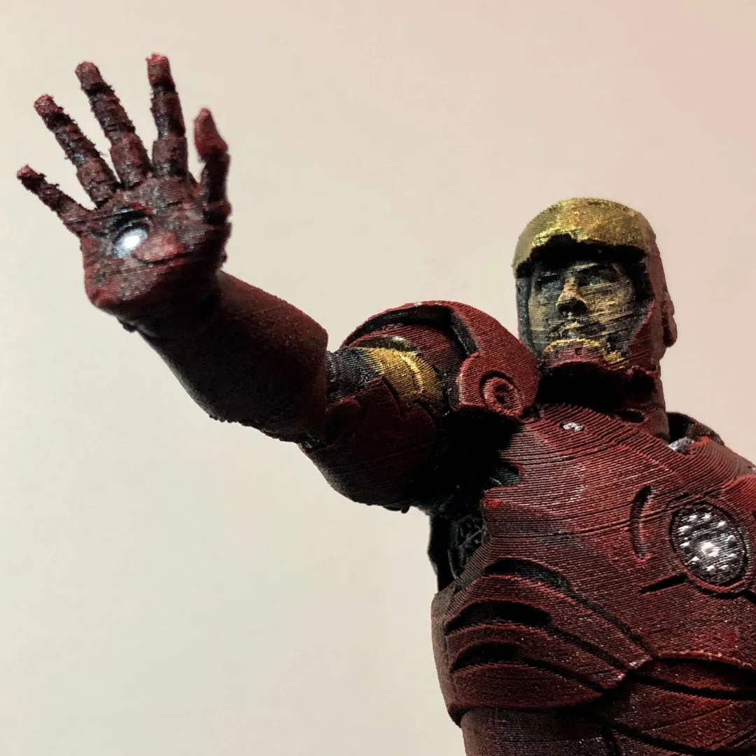 Tượng bán thân Tony Stark / Iron Man dễ in 3D