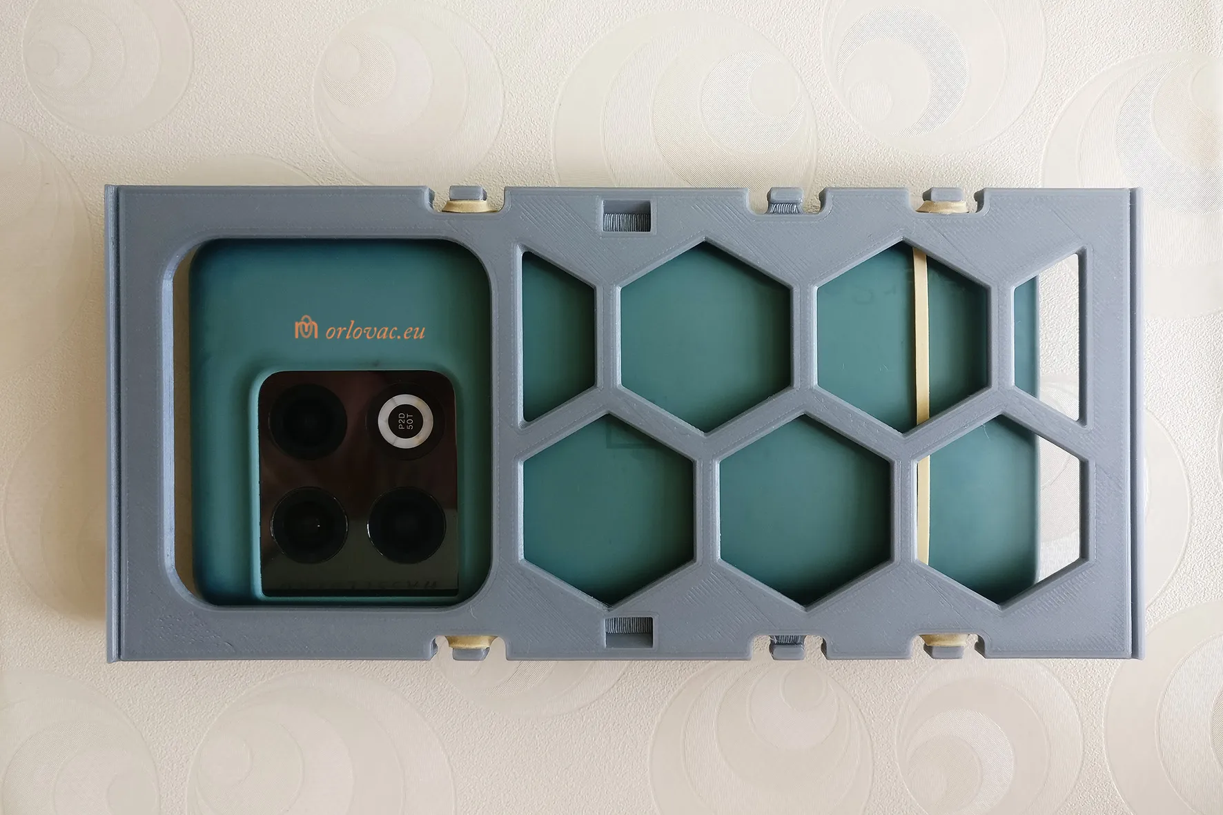 Giá đỡ giúp thay lốp xe với gương và điện thoại di động