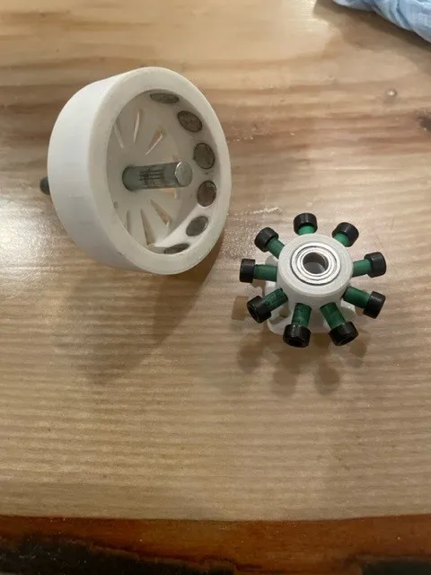 Động cơ BLDC không chổi than cấu trúc Outrunner 9 khe 12 cực