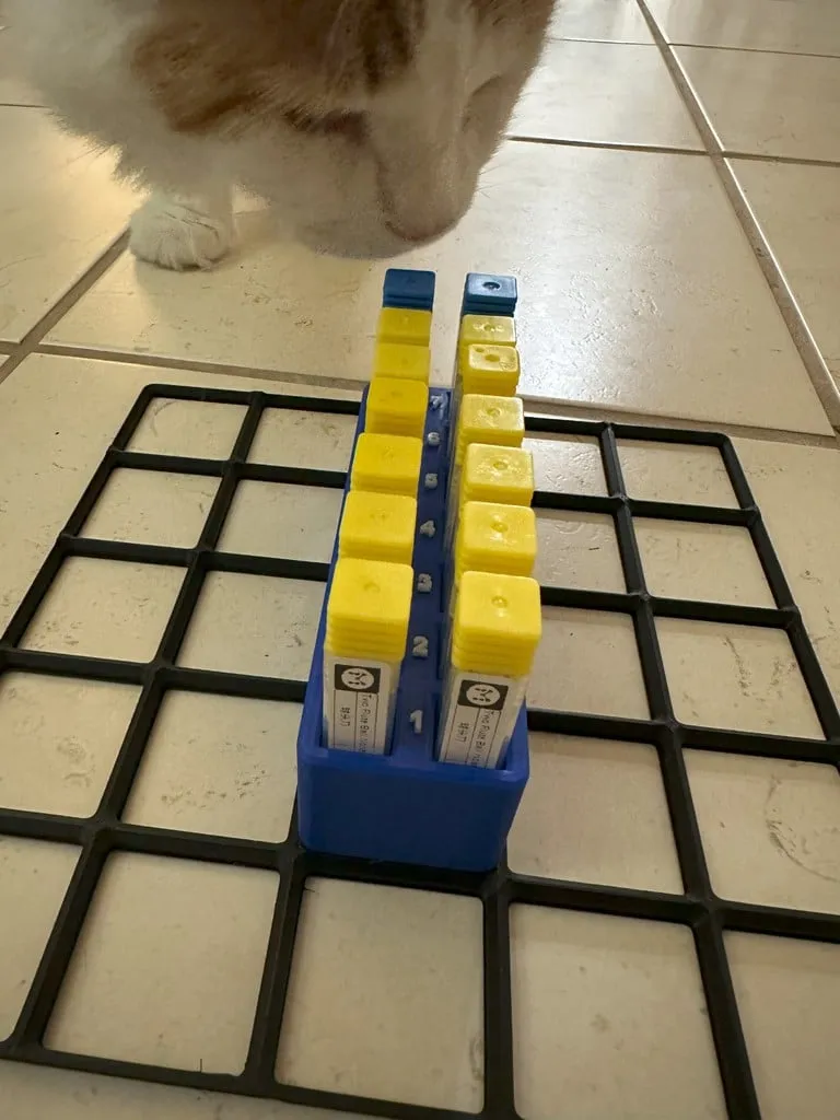 Giá đỡ hộp chứa mũi khoan 0.5 inch gridfinity 1x3