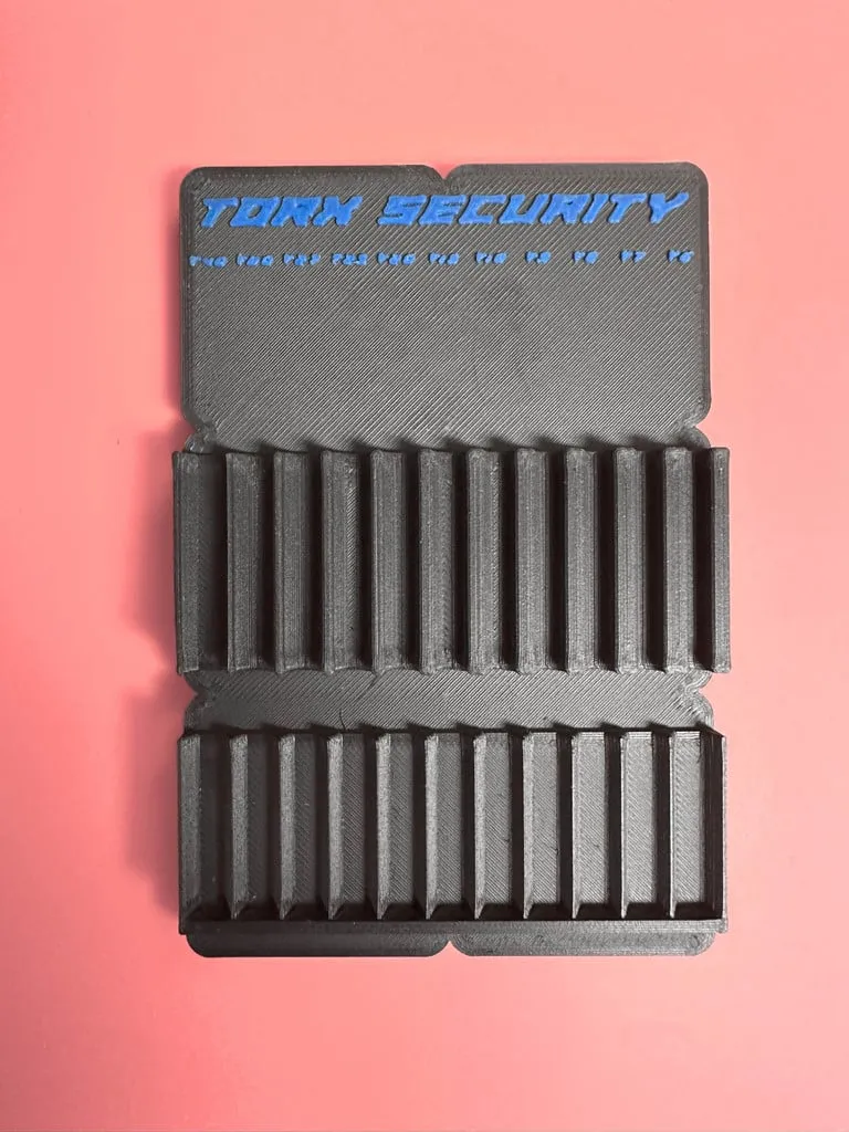 Giá đỡ Torx dài 2x3 T6-T40 cho Gridfinity v1