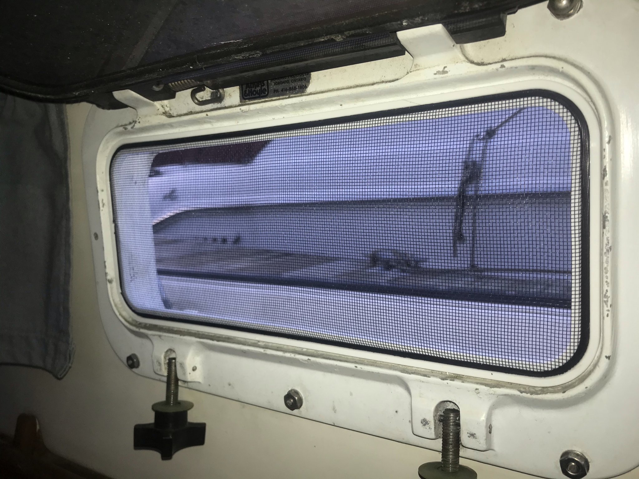 Khung màn chắn cho cửa sổ tàu biển 5x12 inch