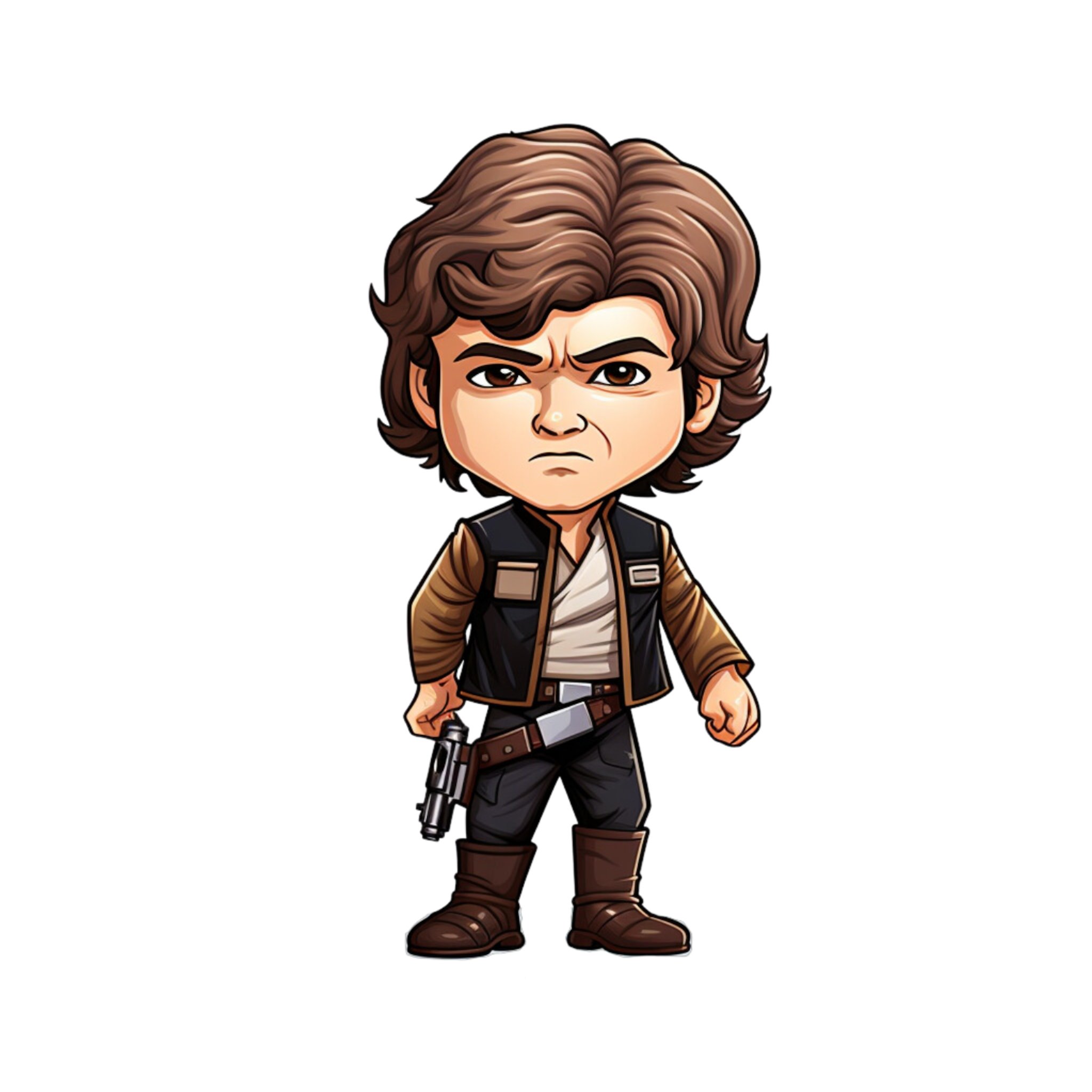 Hình ảnh Han Solo đa sắc màu của HueForge