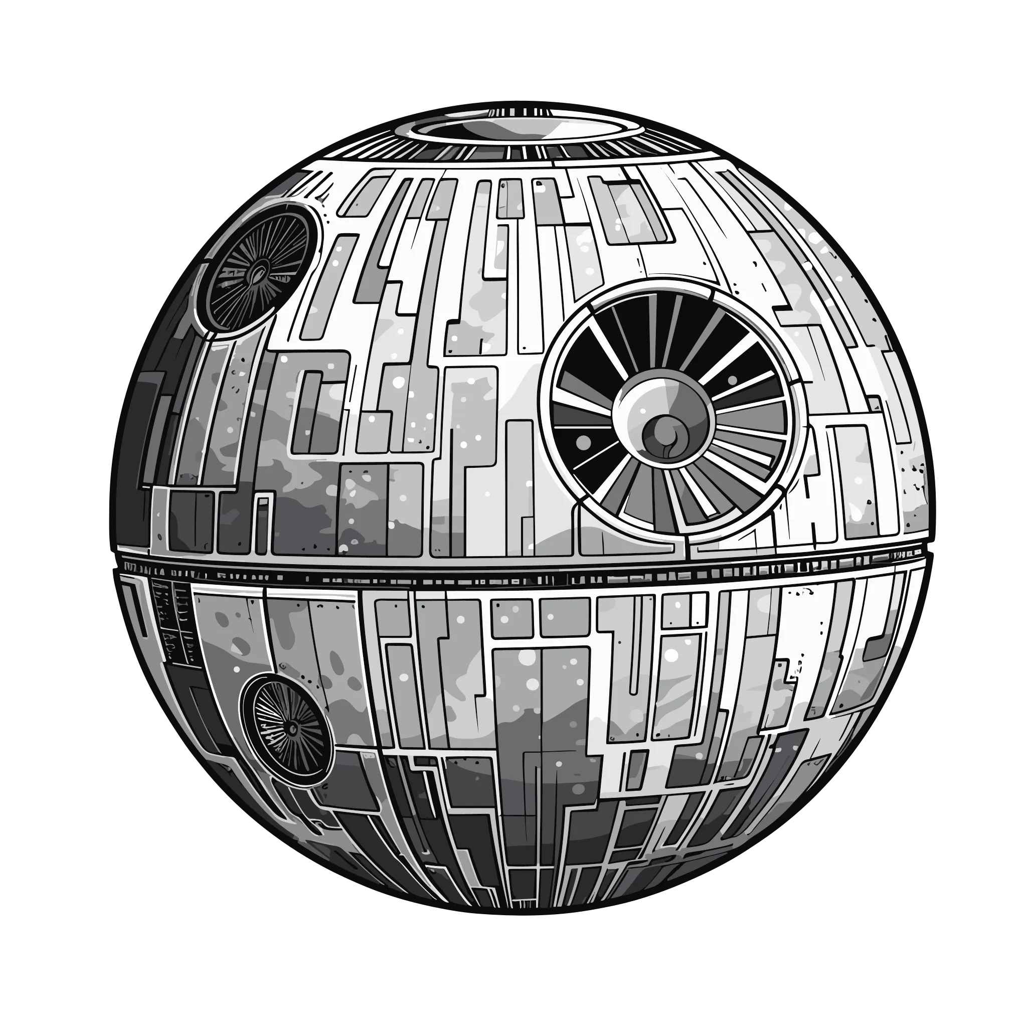 Ngôi sao tử thần đa màu sắc của HueForge