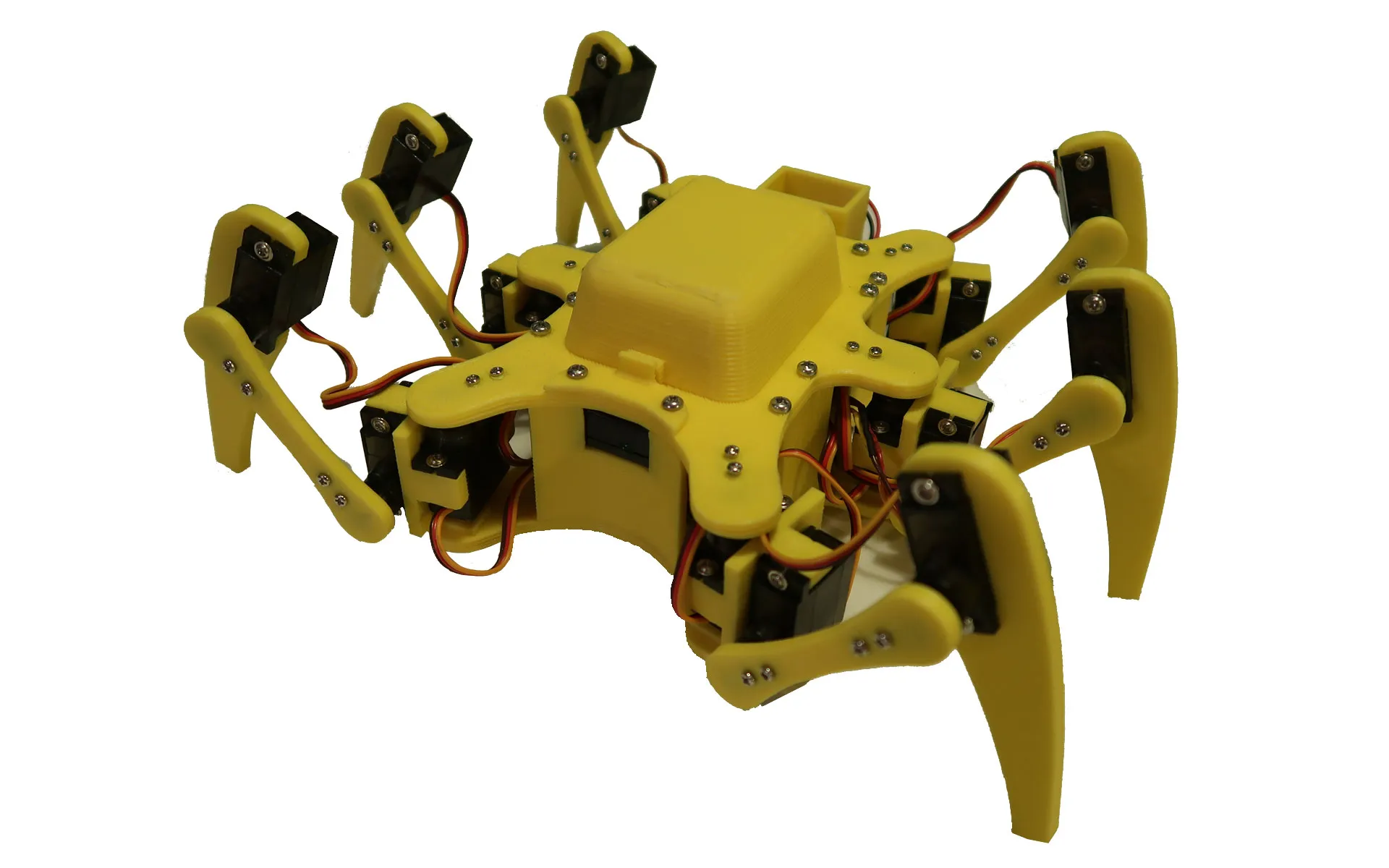 Hexapod 18 DOF in 3D với thiết kế đẹp mắt