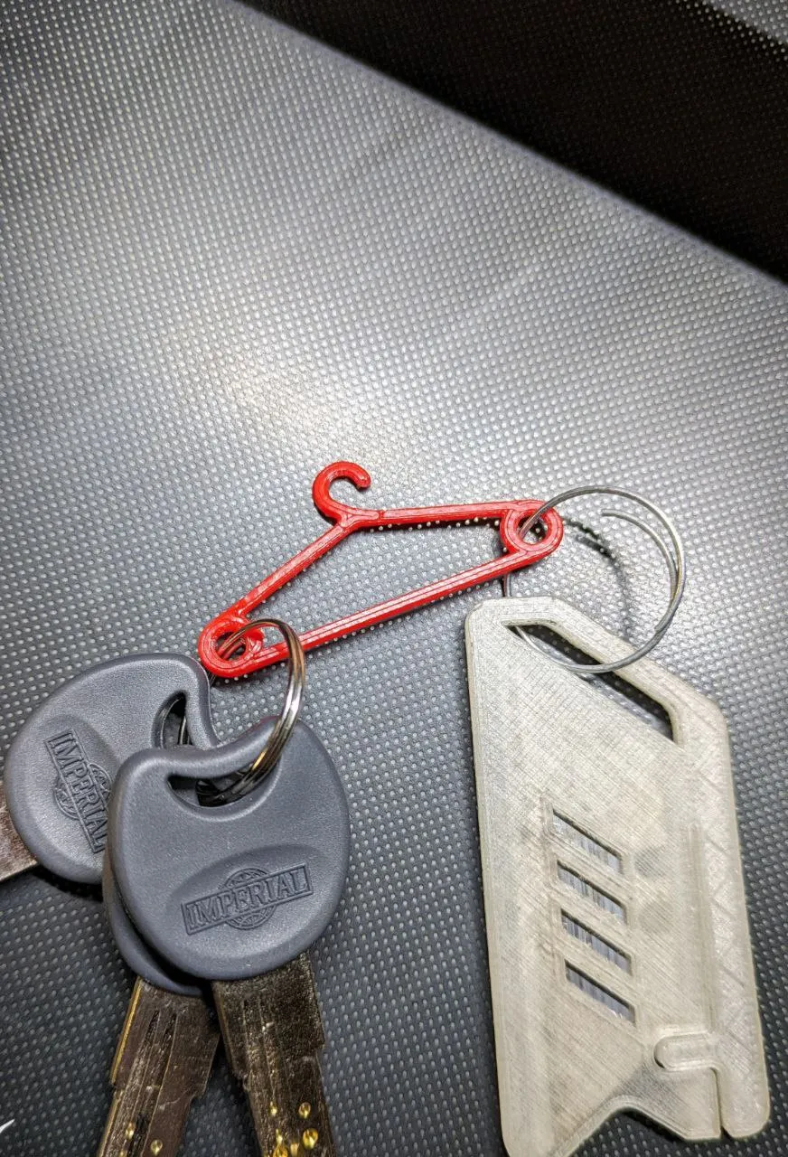 Móc khóa treo hình nhãn chìa khóa (2 phiên bản)