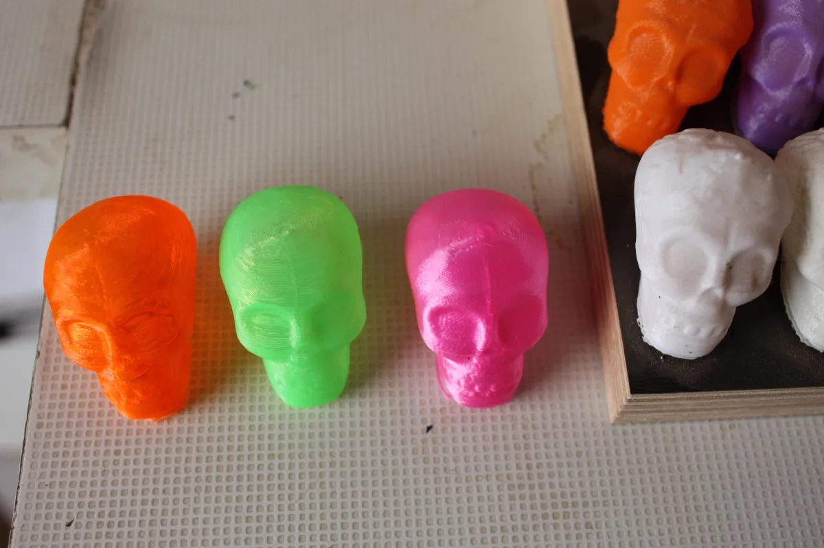 Nắp bút đầu lâu cho đèn tealight Halloween