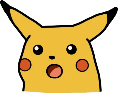 Móc khóa và nam châm Pikachu ngạc nhiên