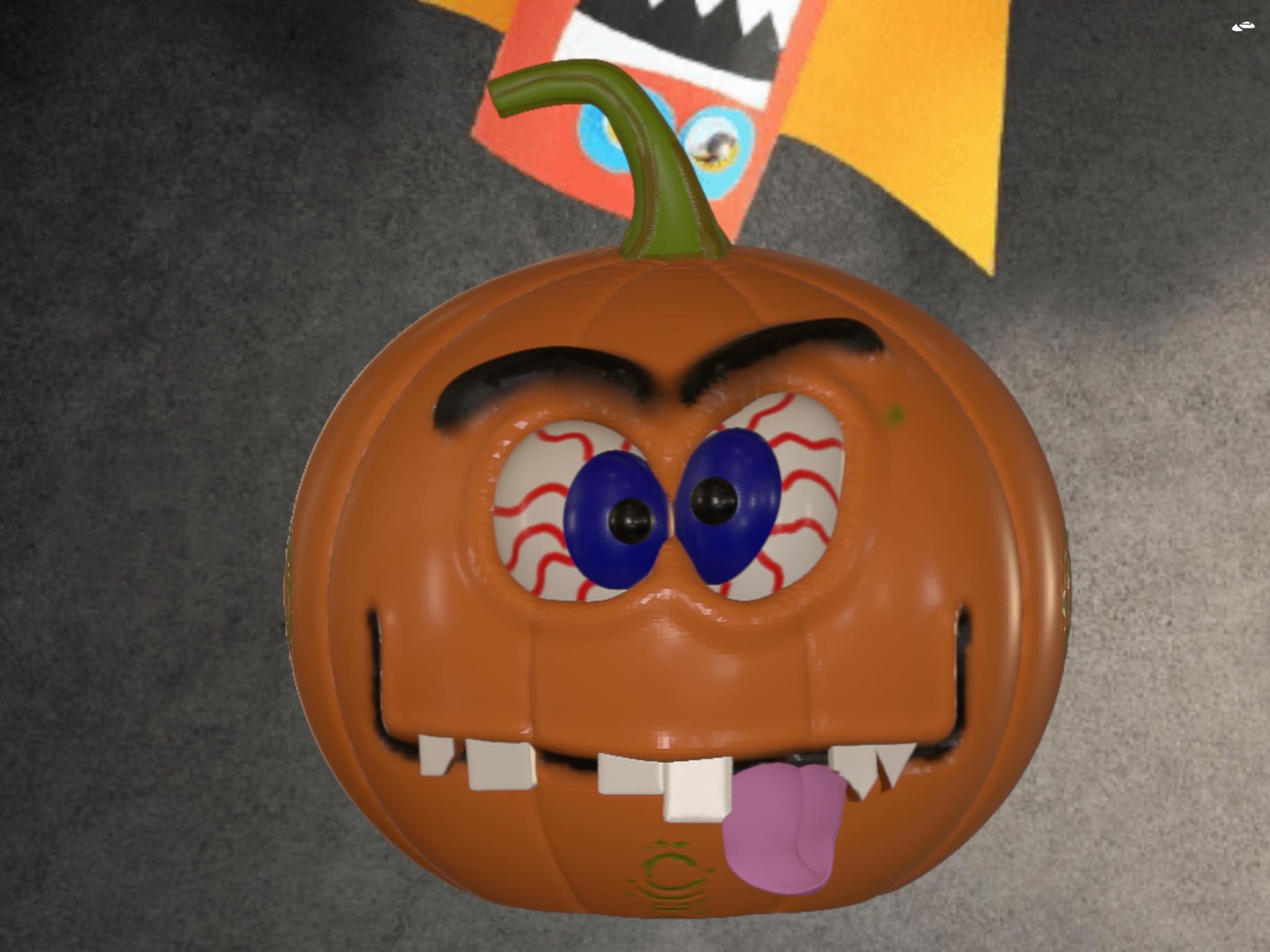 Nhà trang trí bí ngô điên rồ cho Halloween