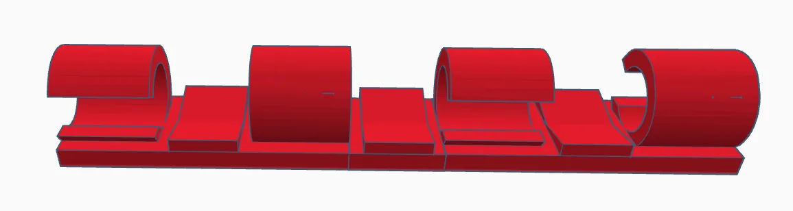 Kẹp dây cáp dán bàn hoặc tường