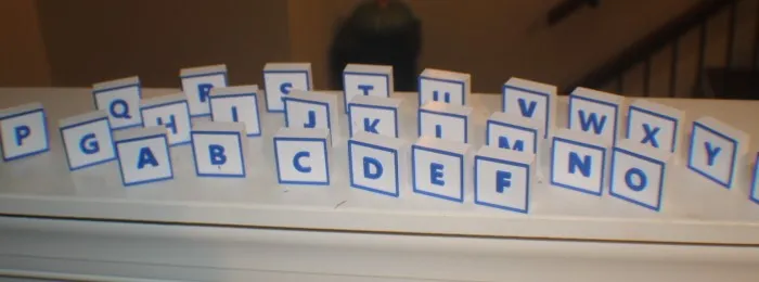 Khối chữ cái cho xe tải đồ chơi dễ sử dụng cho trẻ nhỏ