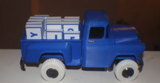 Khối chữ cái cho xe tải đồ chơi dễ sử dụng cho trẻ nhỏ