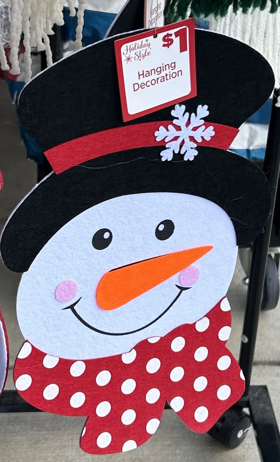 Người tuyết hạnh phúc trang trí cho ngày lễ