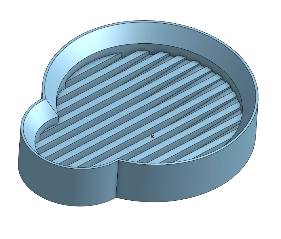 Khay đựng chai xà phòng 70mm với thiết kế chống nhỏ giọt